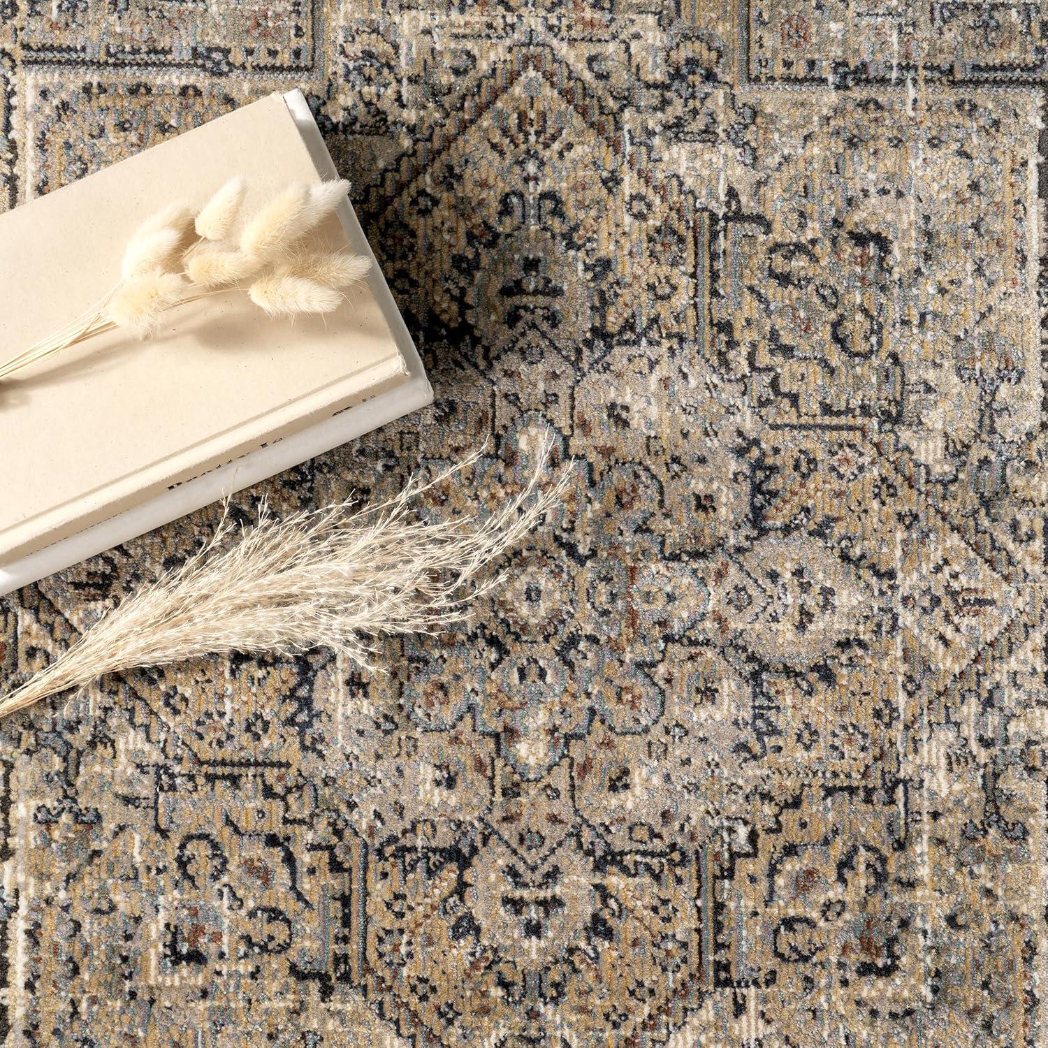 Nuloom Traditional Carol Medallion Indoor Area Rug