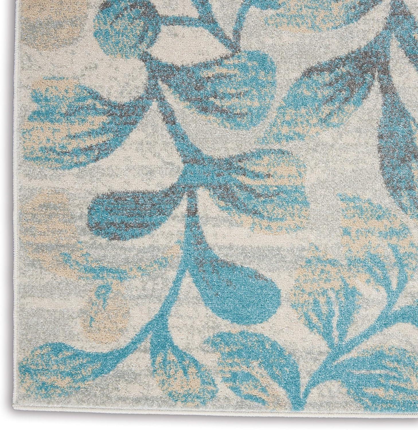 Nourison Tranquil Botanical Vine and Bloom Indoor Area Rug