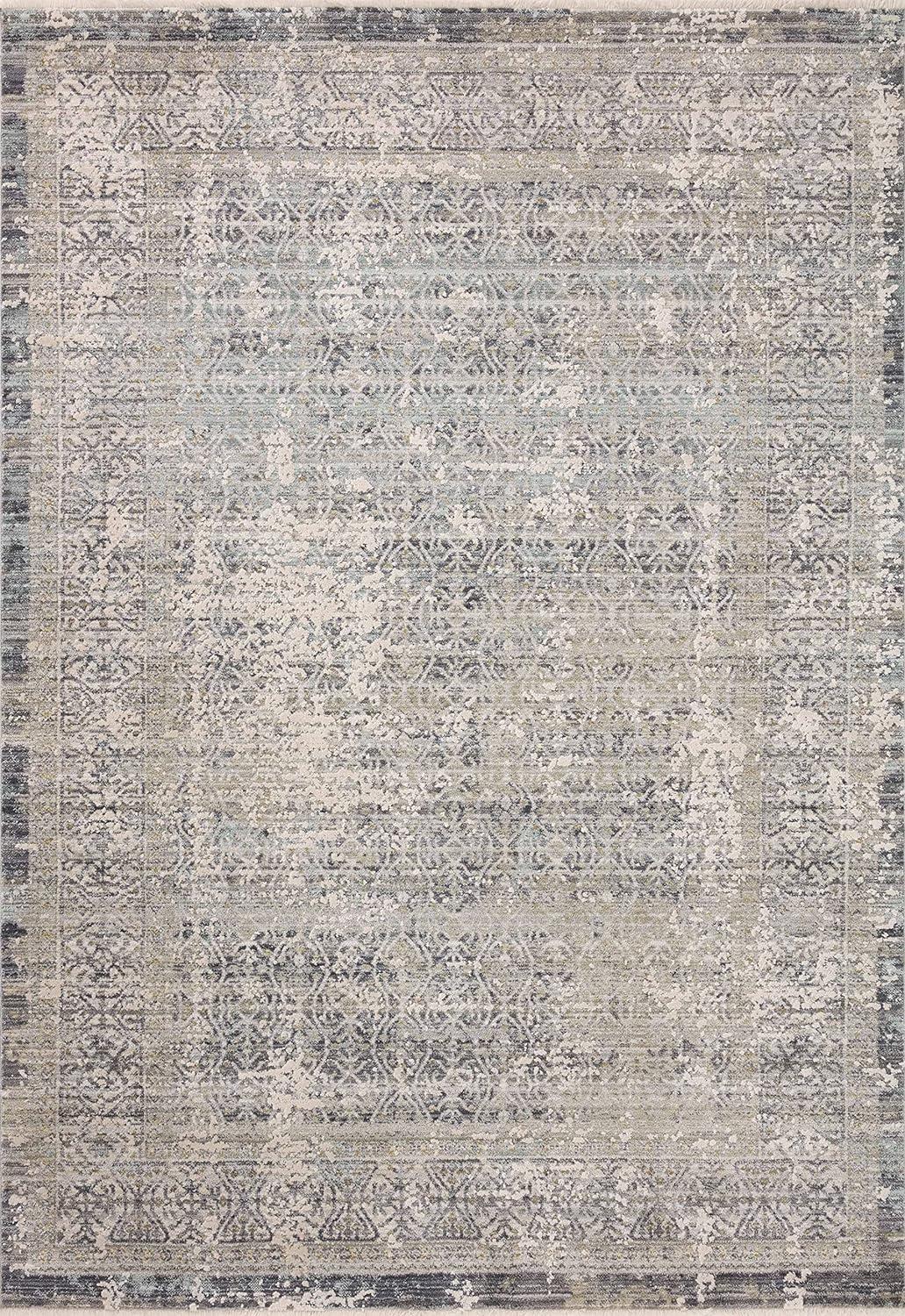 Sky Stone 5'3" x 7'9" Rectangular Gray Wool Blend Area Rug