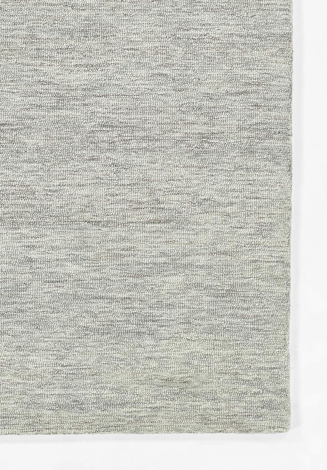 Momeni James Hand Tufted Wool Contemporary Light Grey Area Rug 3'6" X 5'6"