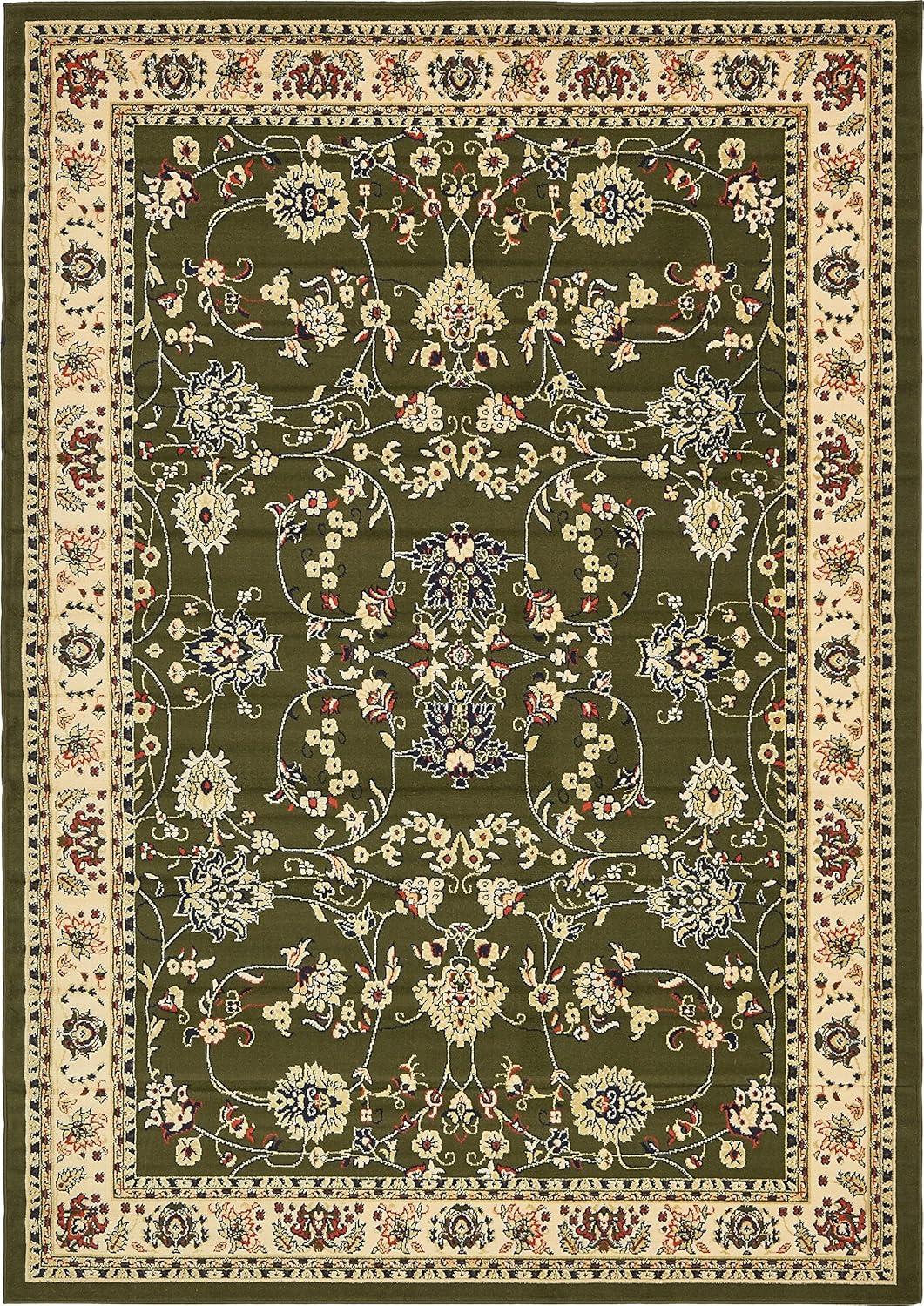 Unique Loom Sialk Hill Washington Floral Indoor Woven Area Rug