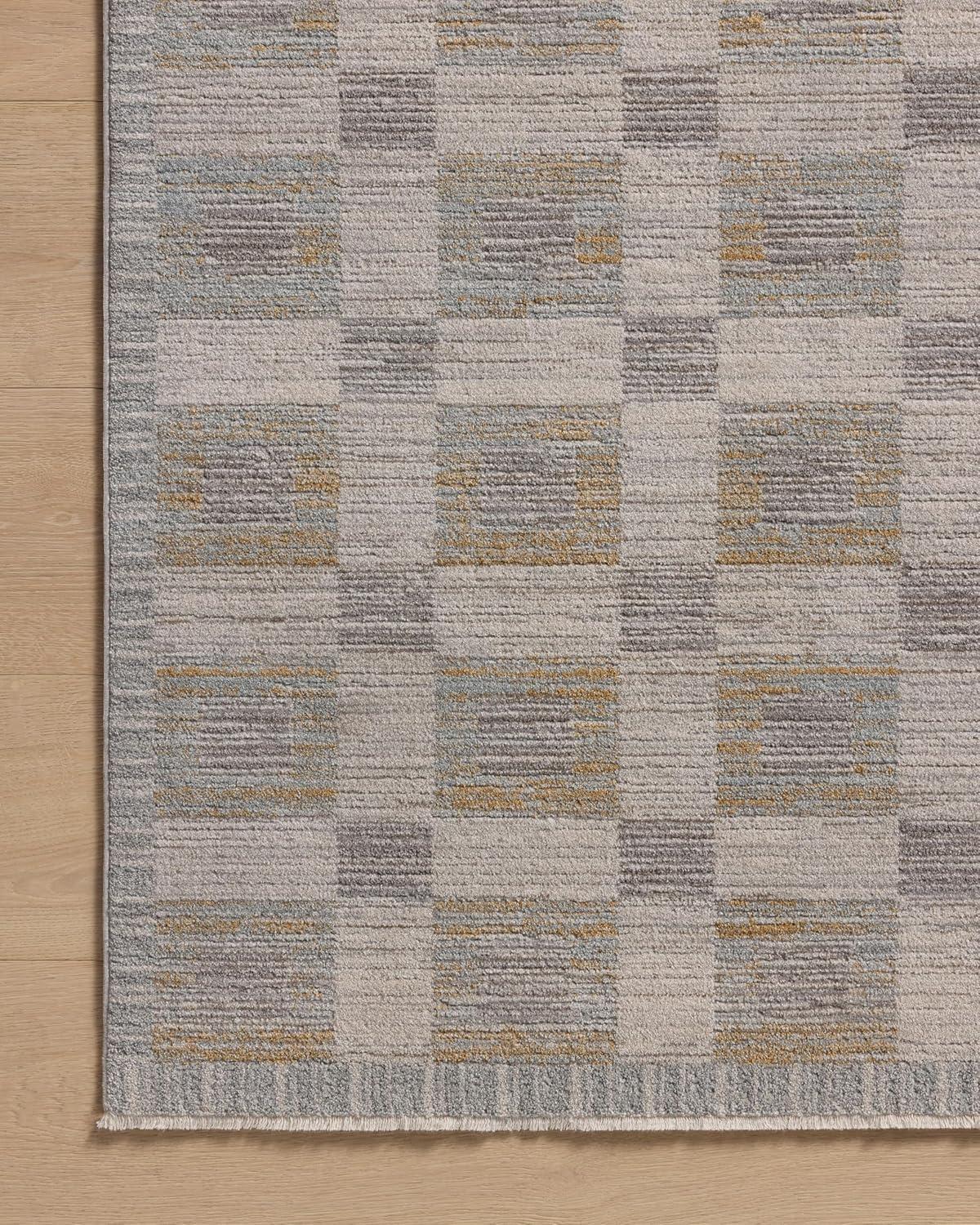 Cali II Rug by Amber Lewis x Loloi - Mist and Wheat / 3'6" x 5'6"