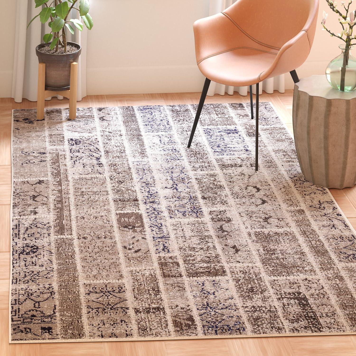 Monaco MNC216 Power Loomed Indoor Accent Rug - Beige/Multi - 3'x5' - Safavieh