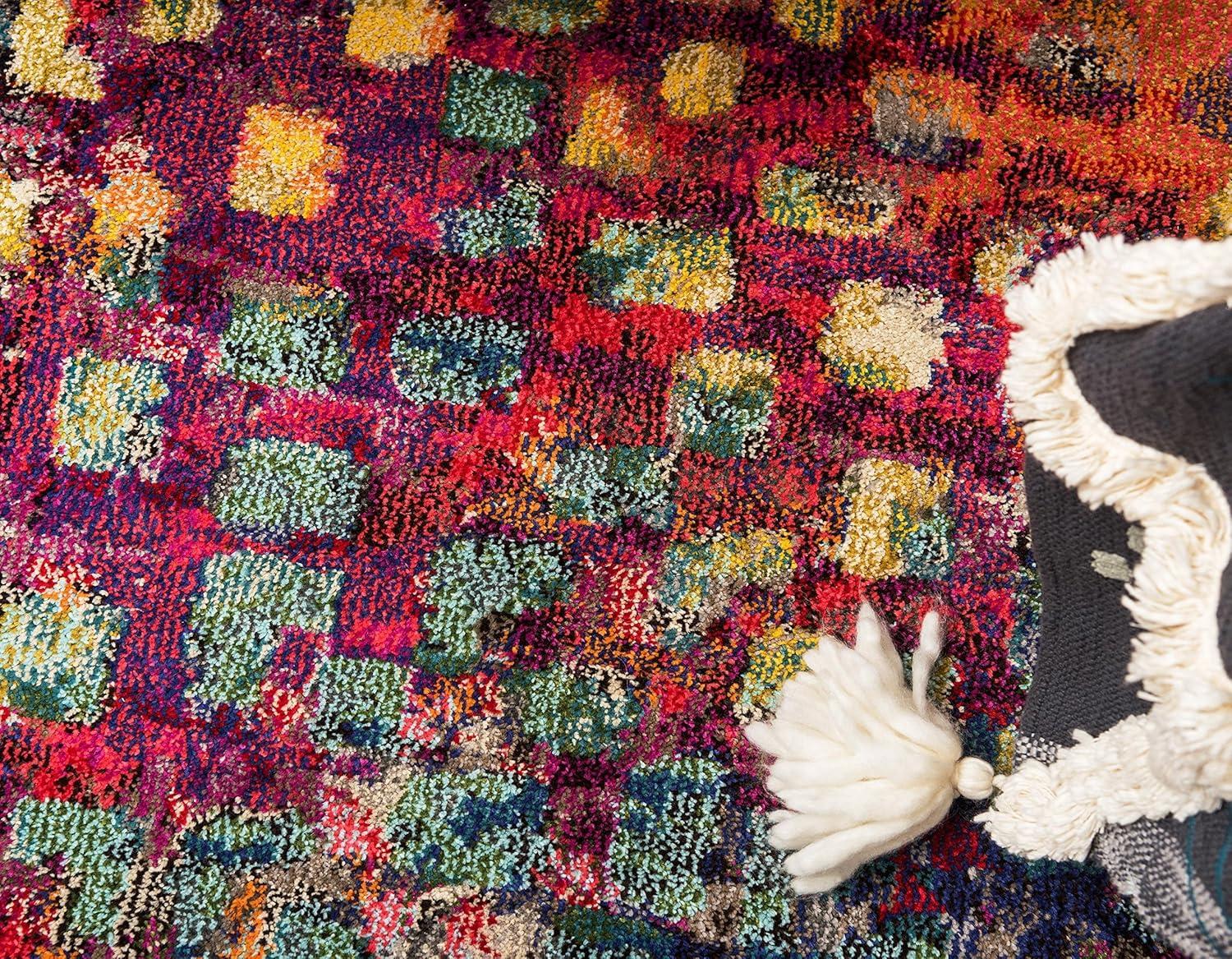 Unique Loom 5' 1 x 8' 0 Jardin Ivy Multi Area Rug