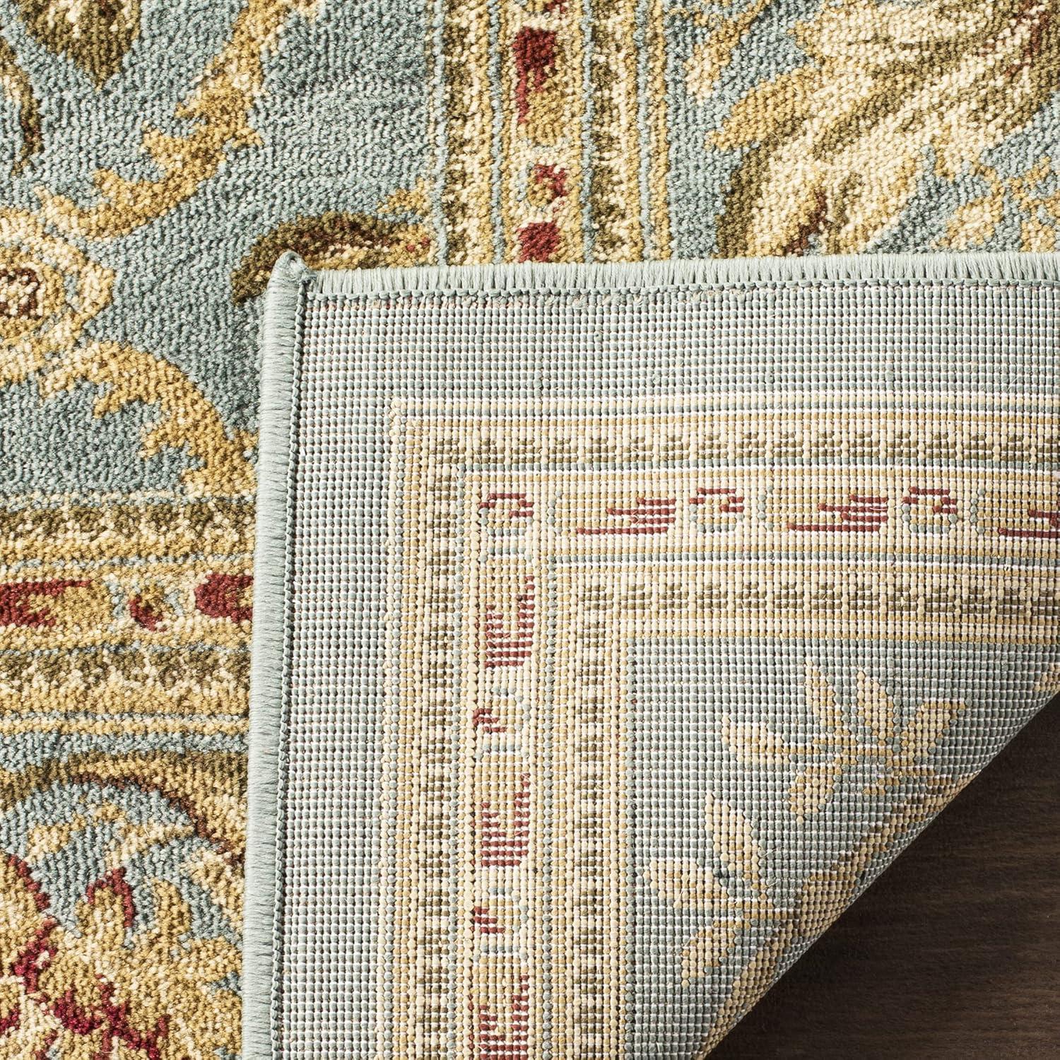 Lyndhurst LNH556 Power Loomed Area Rug - Blue/Blue - 5'3"x7'6" - Safavieh.