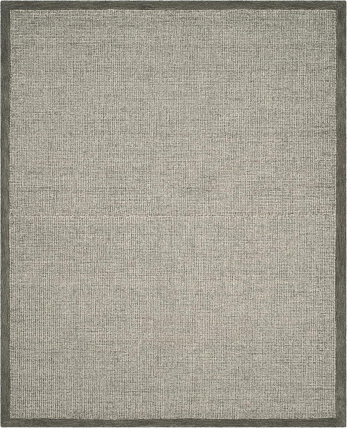Abstract ABT220 Handmade Indoor Area Rug - Sage/Ivory - 8'x10' - Safavieh
