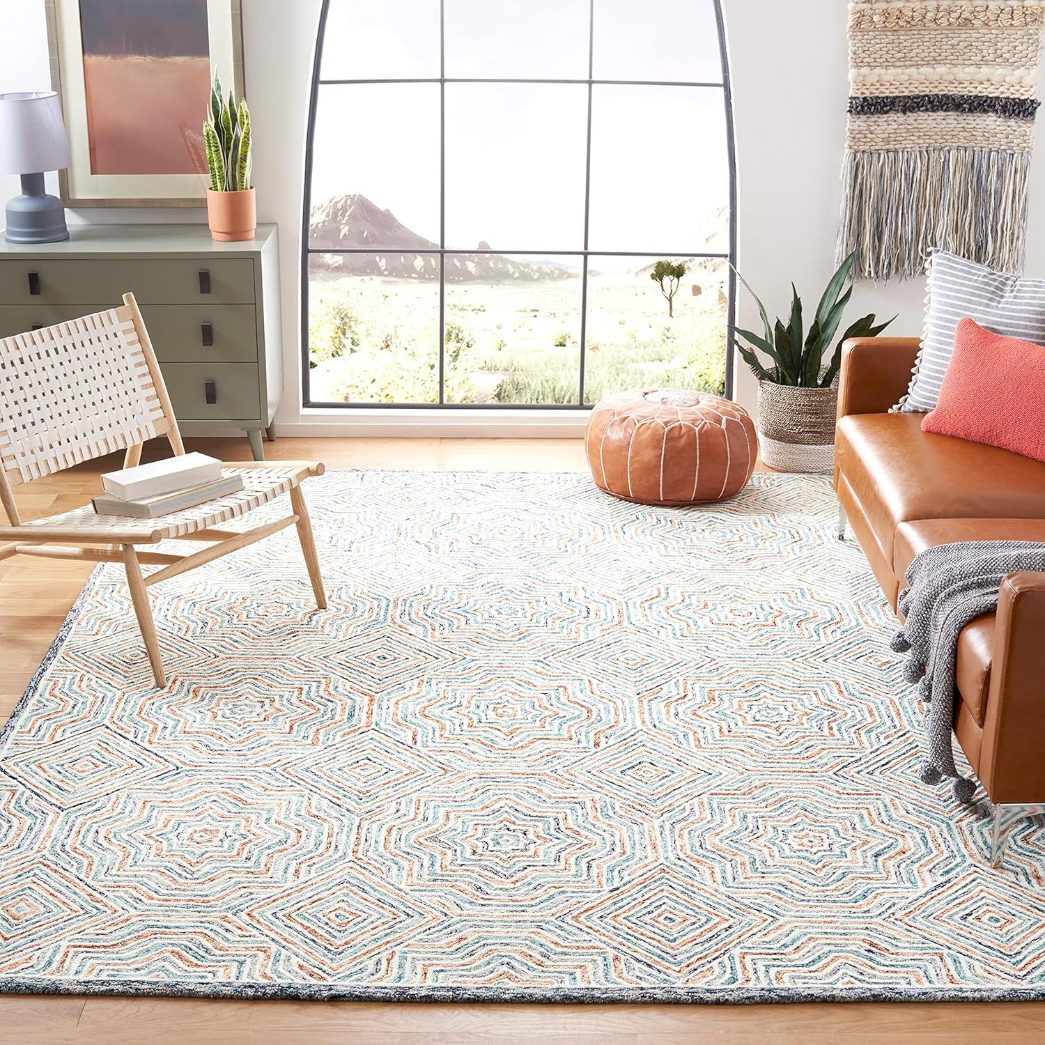 Capri CPR215 Hand Tufted Area Rug  - Safavieh