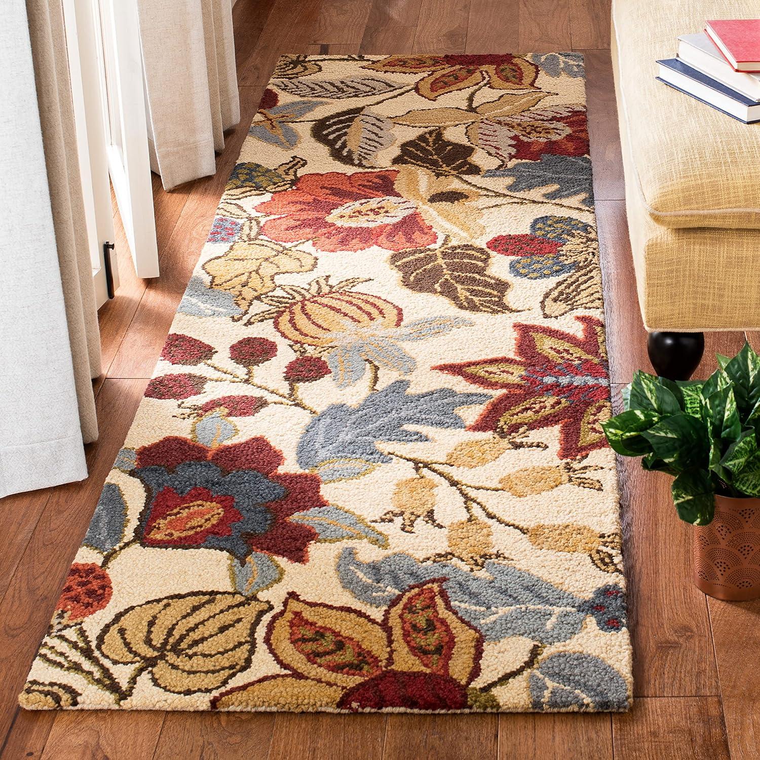 Jardin JAR952 Hand Tufted Area Rug - Beige/Multi - 3'x5' - Safavieh.