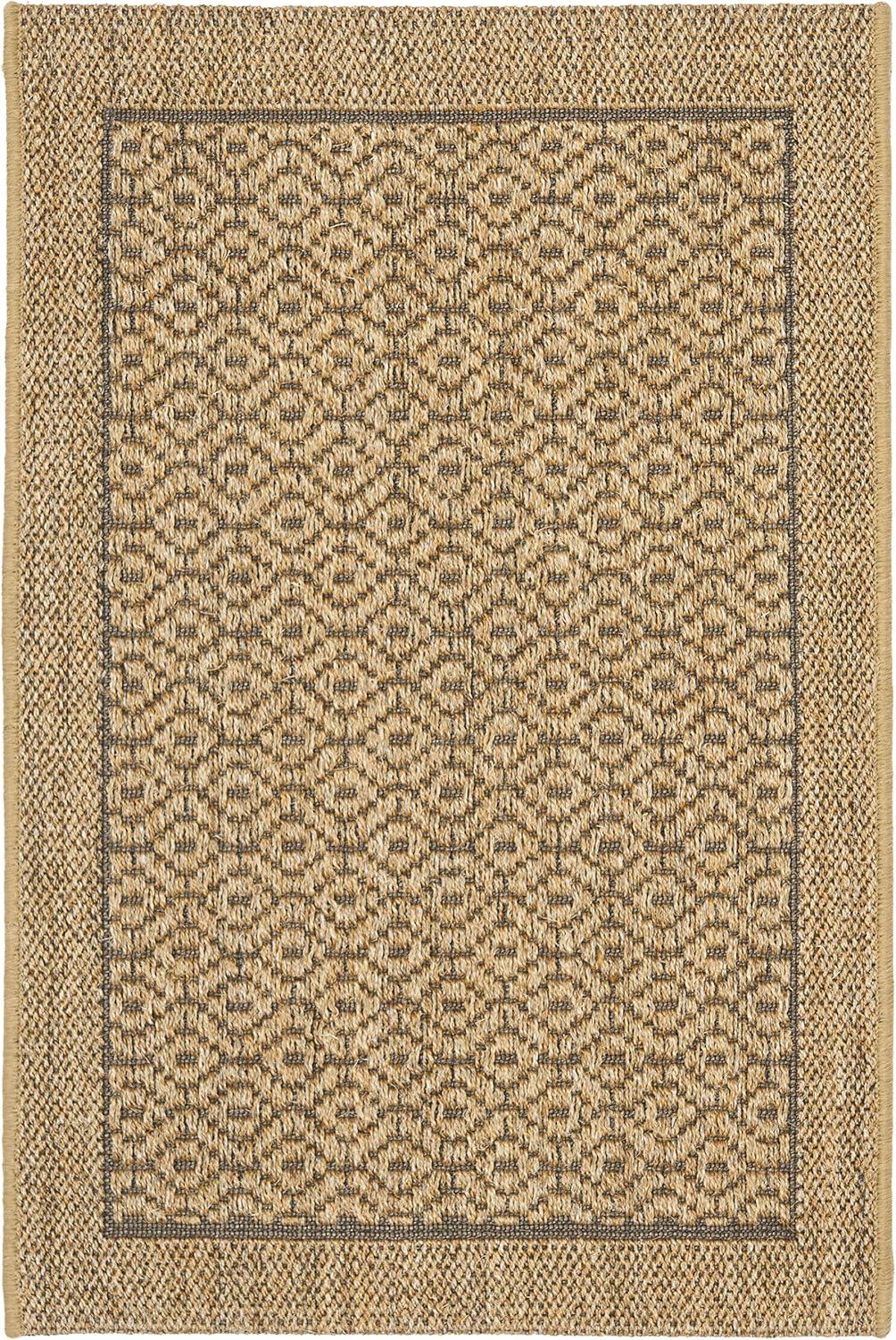 SAFAVIEH Palm Beach Jannine Geometric Area Rug, Natural, 9' x 12'