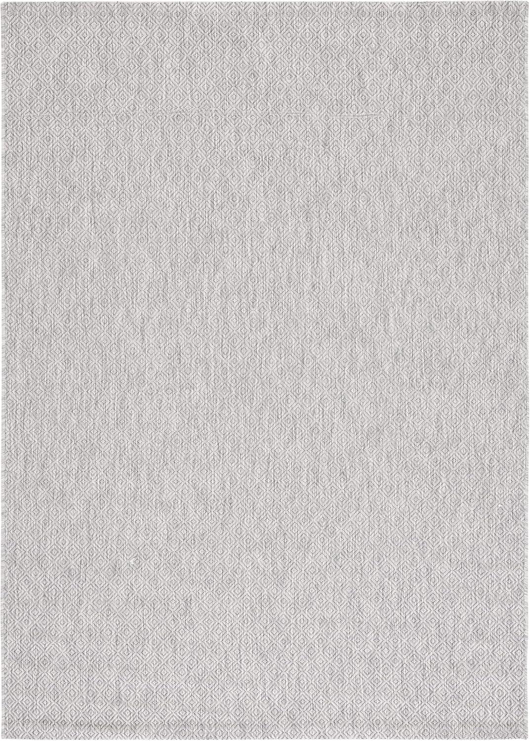 Geometric Gray Indoor/Outdoor Area Rug