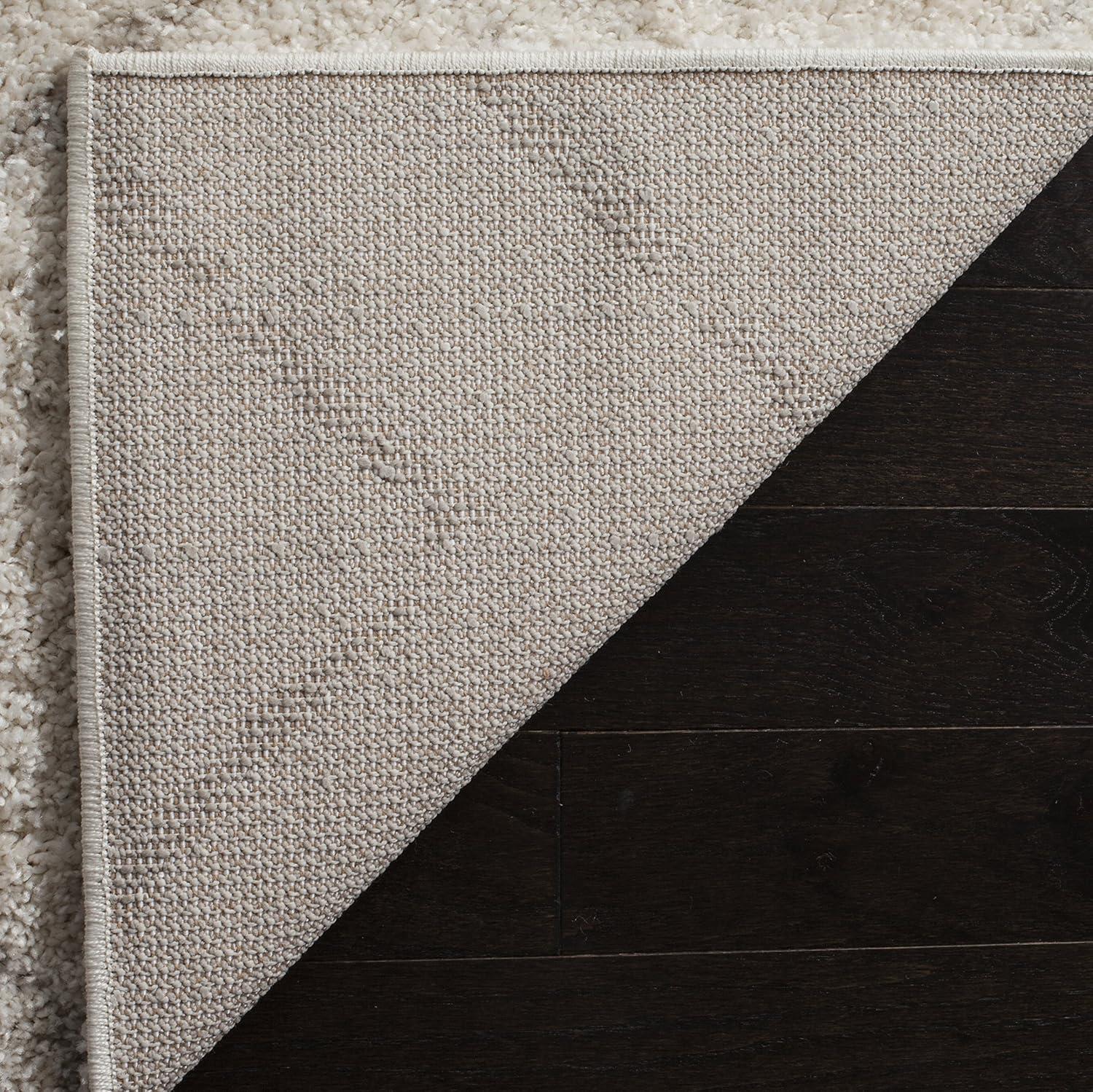 Arizona Shag ASG743 Power Loomed Indoor Area Rug - Ivory/Beige - 8'x10' - Safavieh
