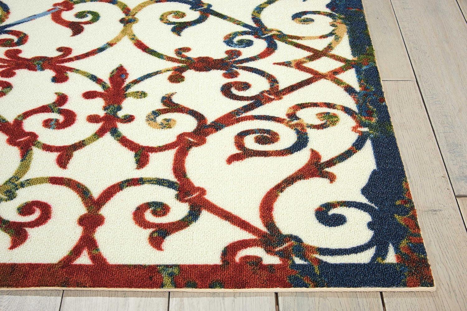 Nourison Home & Garden Multicolor Indoor/Outdoor Area Rug