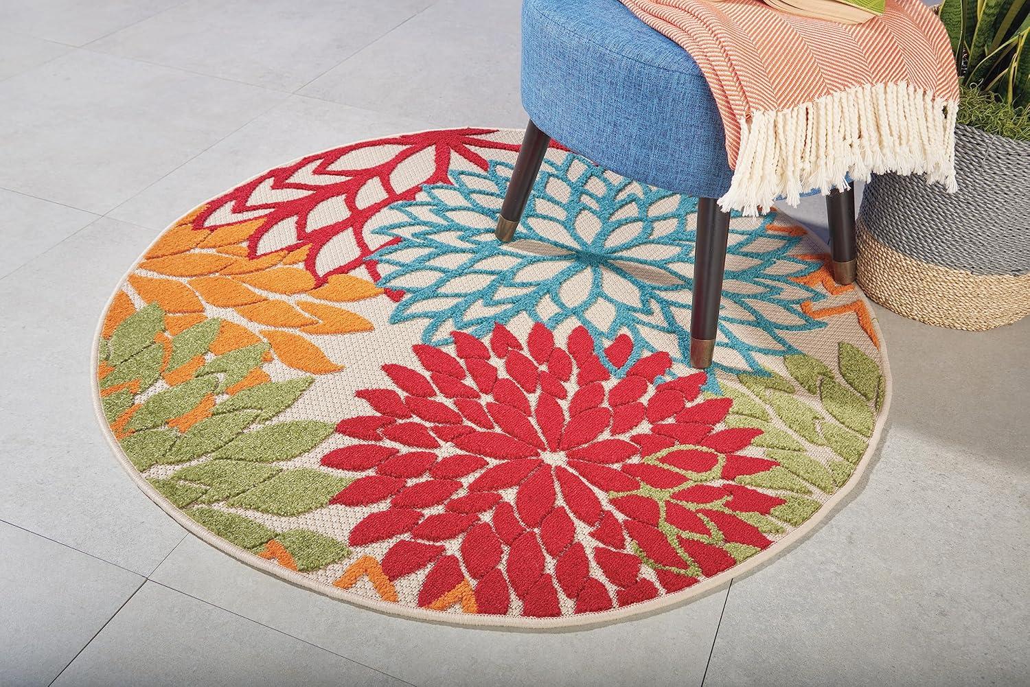 Nourison Aloha Floral Bloom Indoor Outdoor Rug