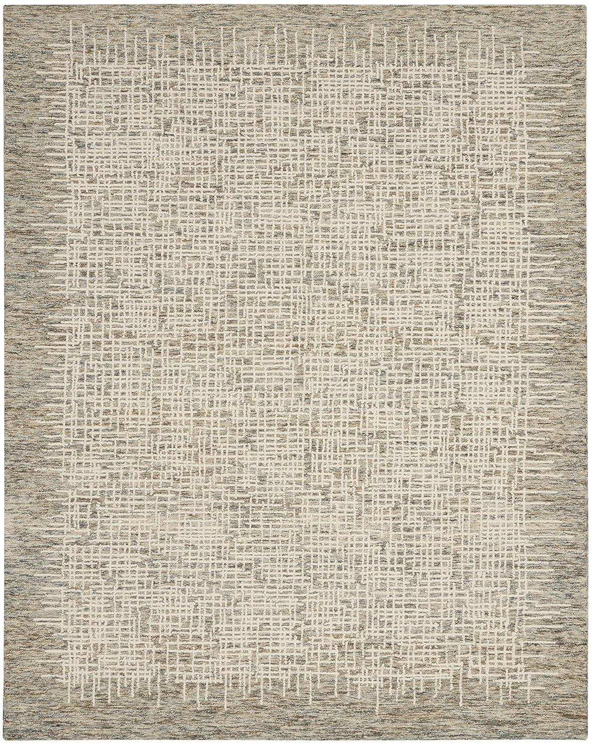 Nourison Vail Rustic Texture Indoor Area Rug Ivory/Multi 7'9" x 9'9"