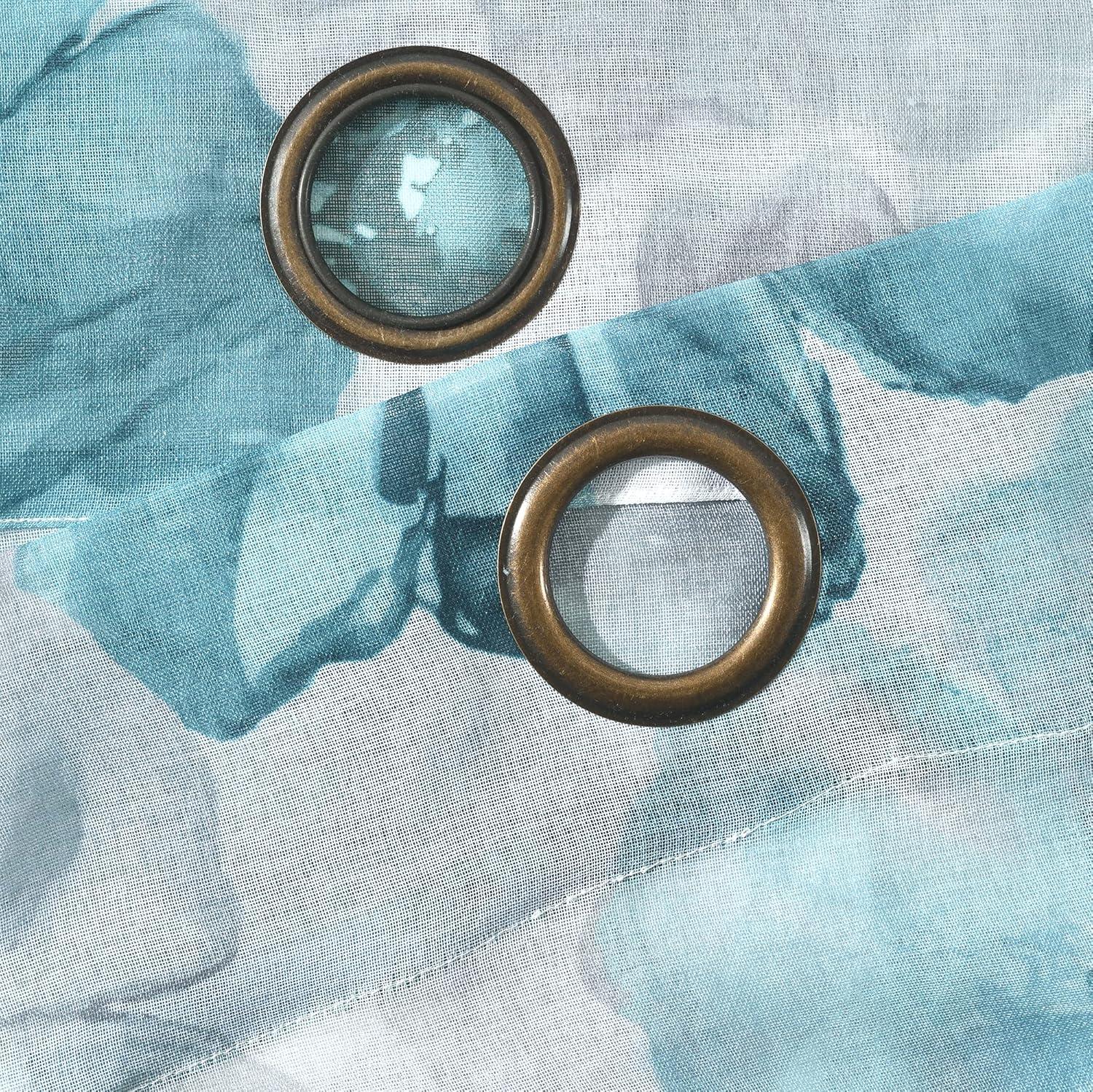 Lush Decor Leah Polyester Sheer Curtain Pair (Set of 2)