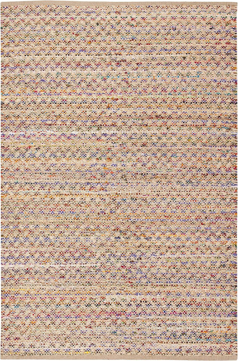 Cape Cod CAP305 Hand Woven Area Rug - Red/Natural - 3'x5' - Safavieh.