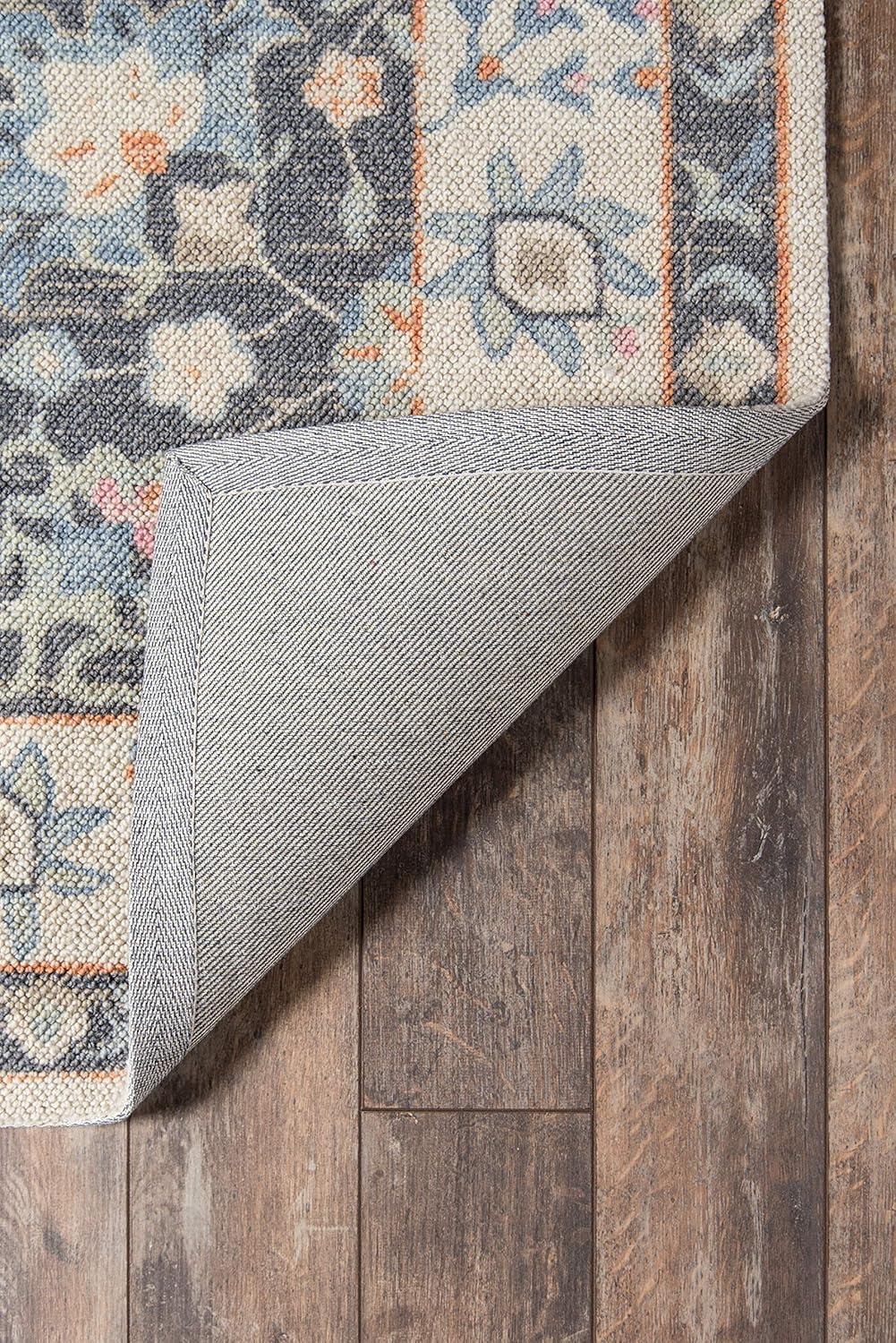 Momeni Anatolia Machine Made Wool and NylonCharcoal Area Rug 5'3" X 7'6"