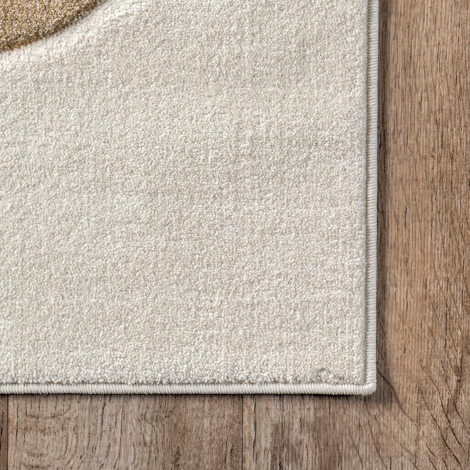 Nuloom Anabell Animal 4x6 Indoor Area Rug for Living Room Bedroom Dining Room Nursery Kitchen, Beige/Ivory