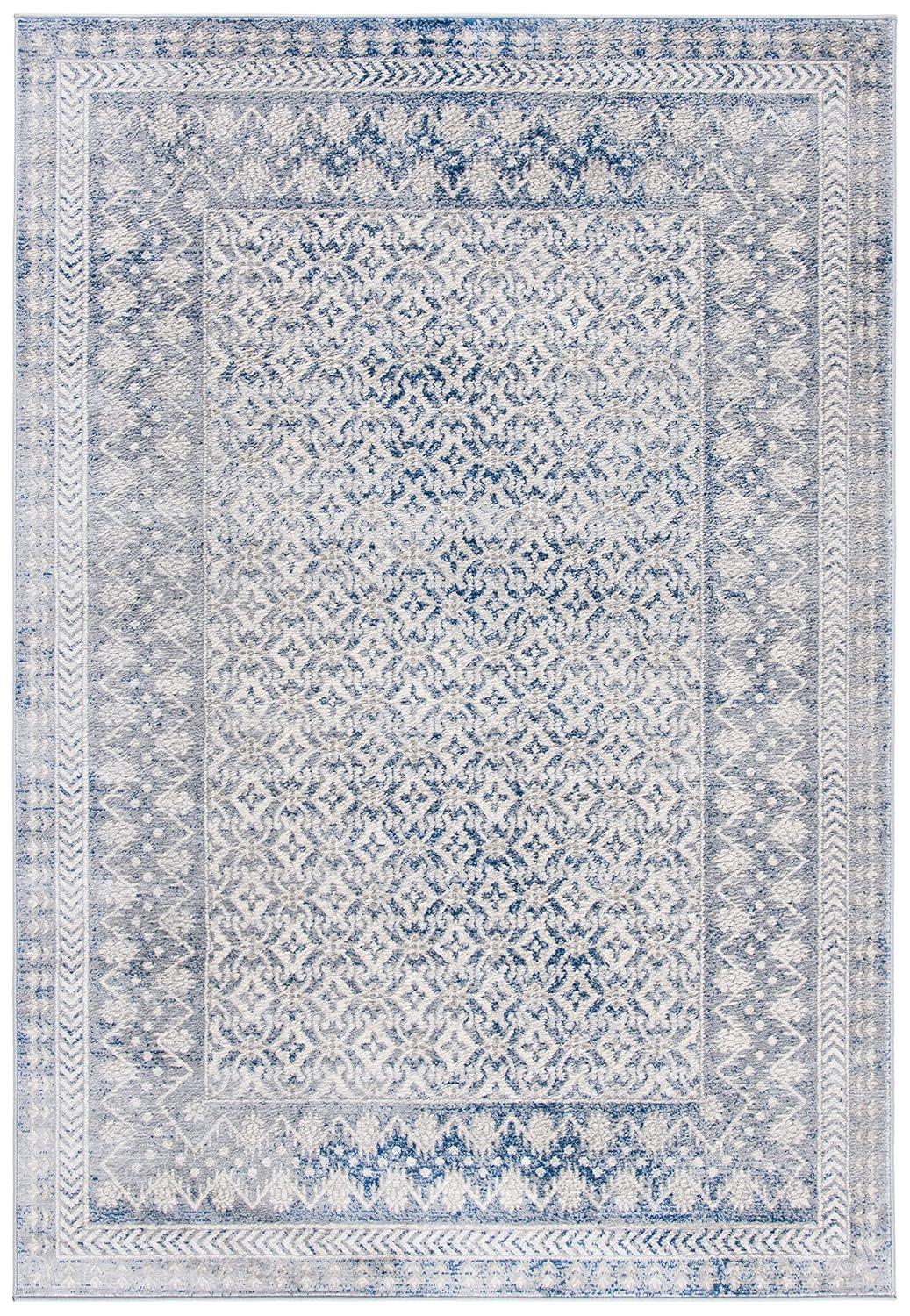 Brentwood BNT899 Power Loomed Indoor Accent Rug - Ivory/Light Grey - 3'x5' - Safavieh
