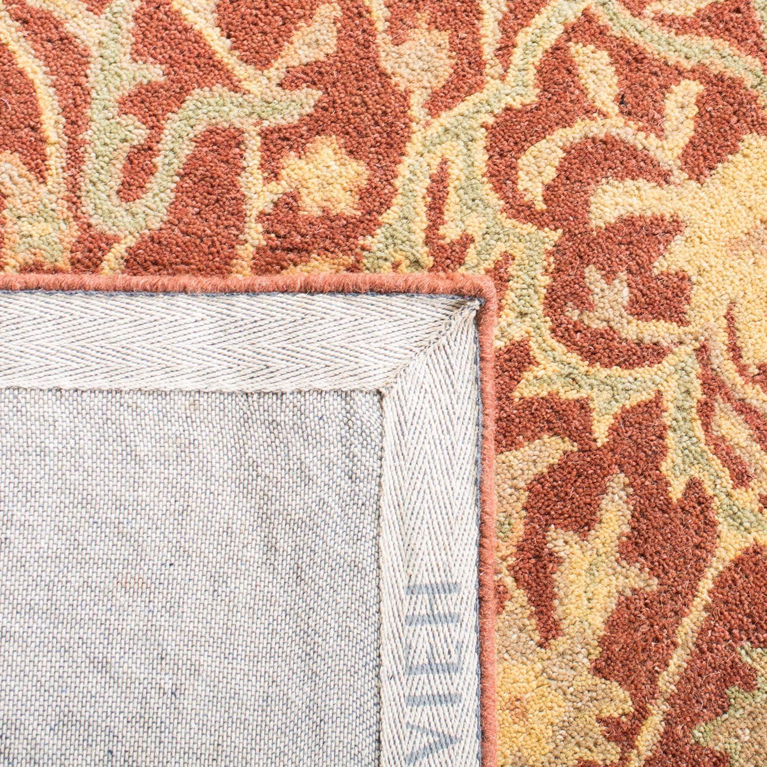 SAFAVIEH Antiquity Toireasa Traditional Floral Wool Runner Rug, Rust, 2'3" x 8'