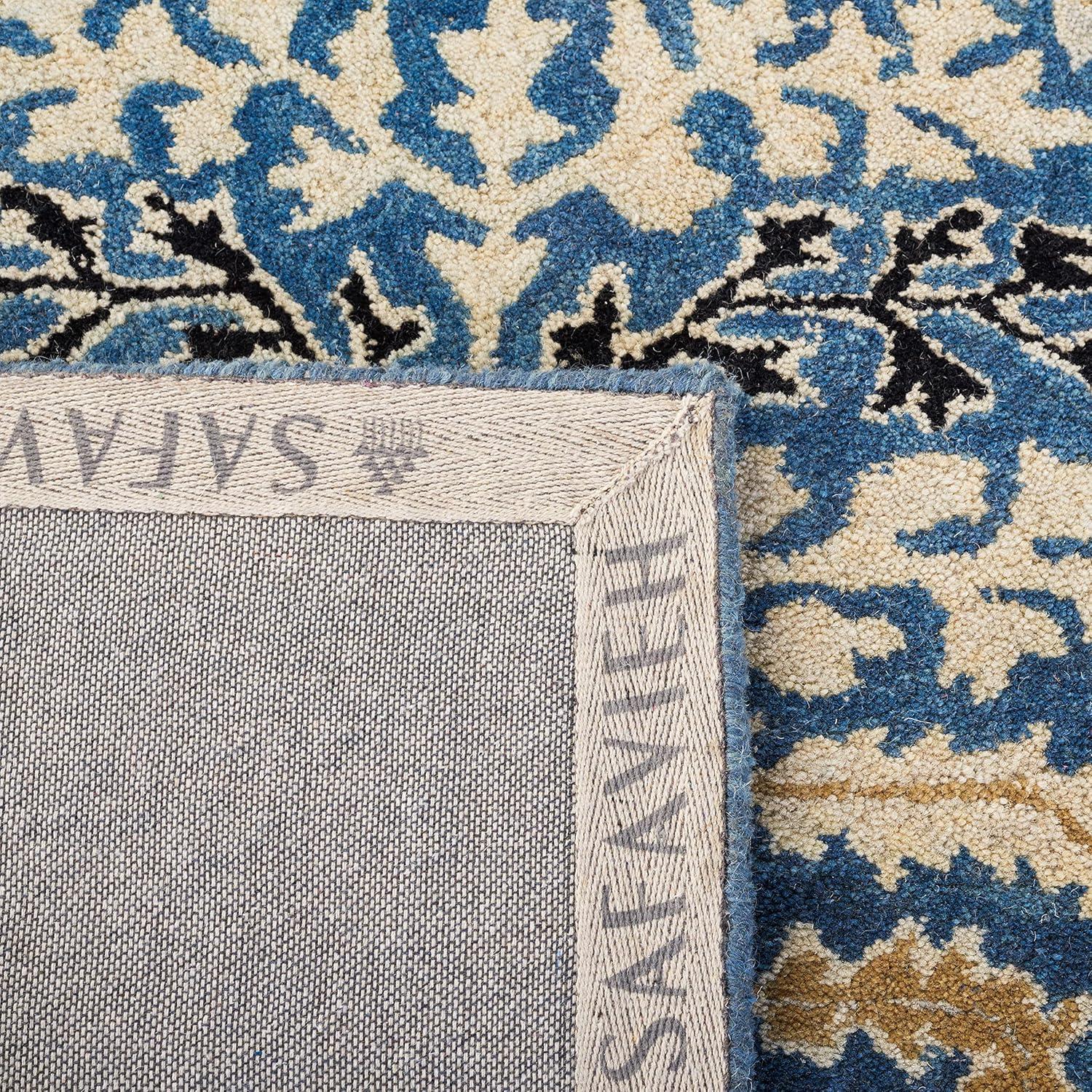 Antiquity AT64 Hand Tufted Accent Rug - Dark Blue/Multi - 2'x3' - Safavieh.