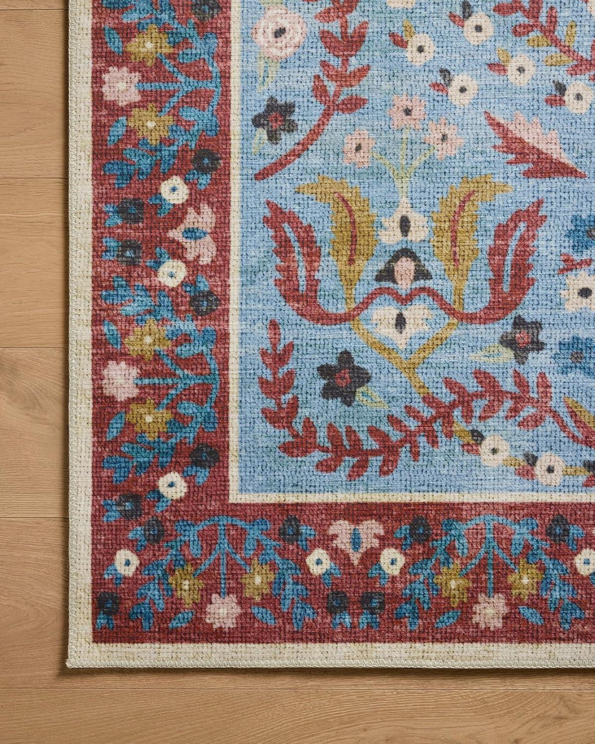 Rifle Paper Co. x Loloi Canopy Red / Blue Area Rug