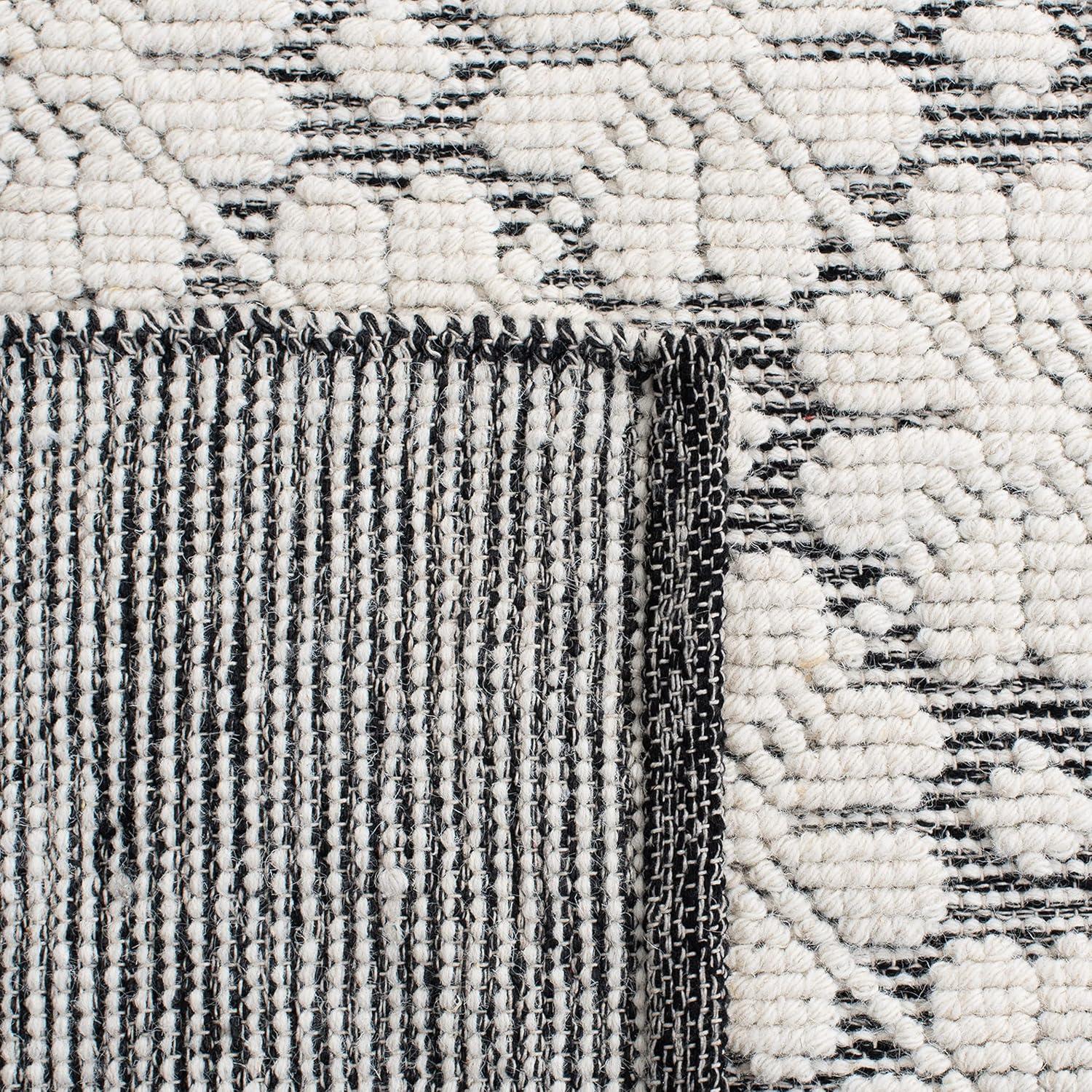 Martha Stewart Vermont - MSR3503 - Indoor Hand Woven Area Rugs - Ivory - 6'x9'