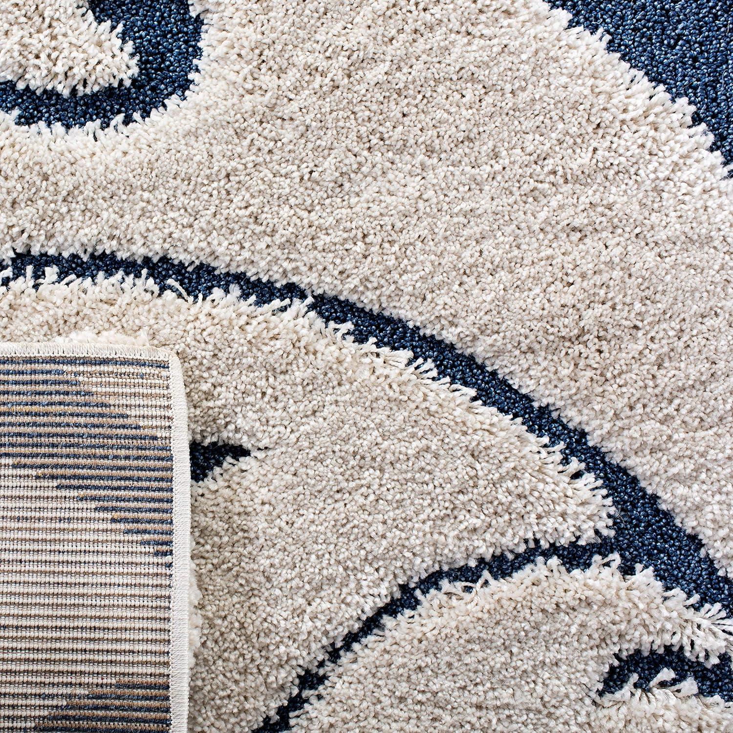 Florida Shag SG455 Power Loomed Area Rug  - Safavieh