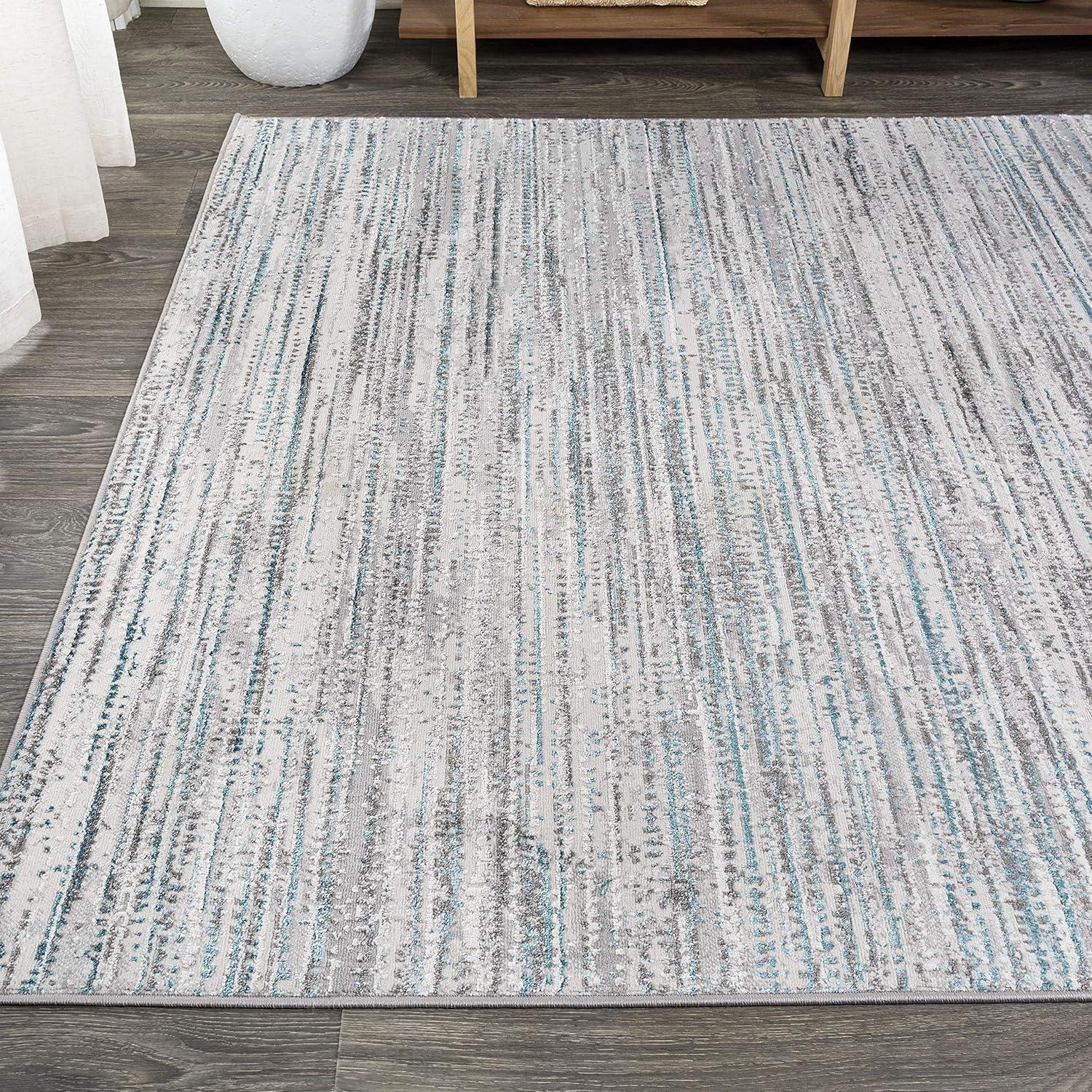 JONATHAN Y Loom Modern Strie' Solid & Striped Indoor Area Rug