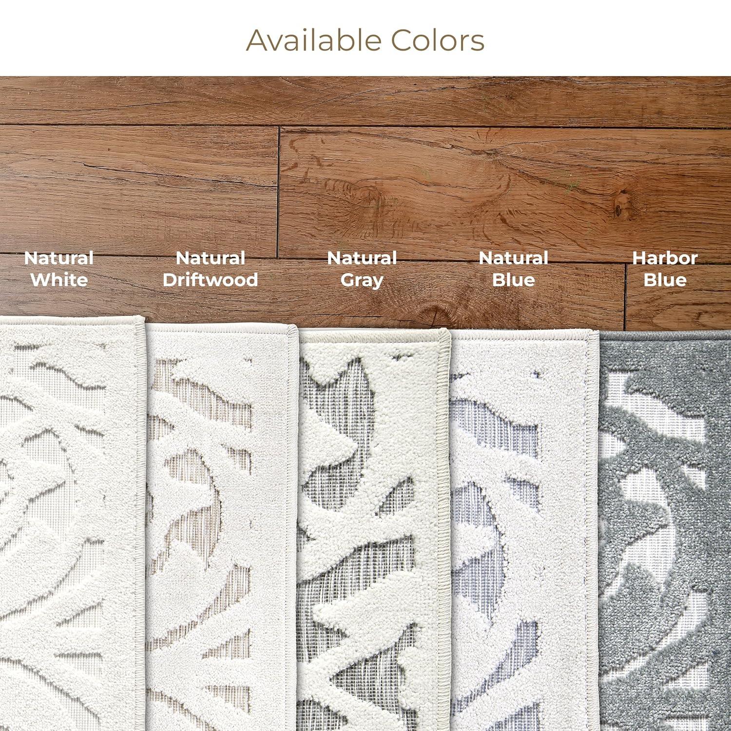 My Texas House Ladybird Natural Gray High Low Indoor Outdoor Rug