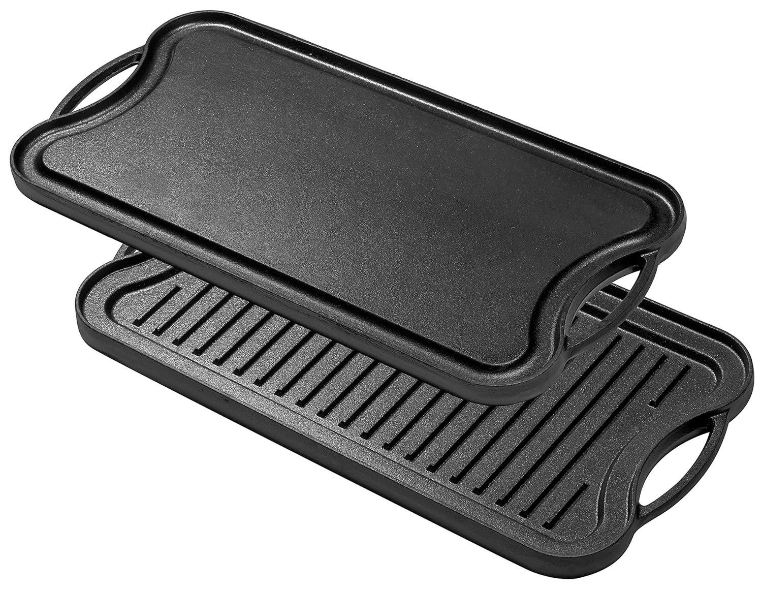 Bruntmor Pre-Seasoned 10.4'' Cast Reversible Griddle