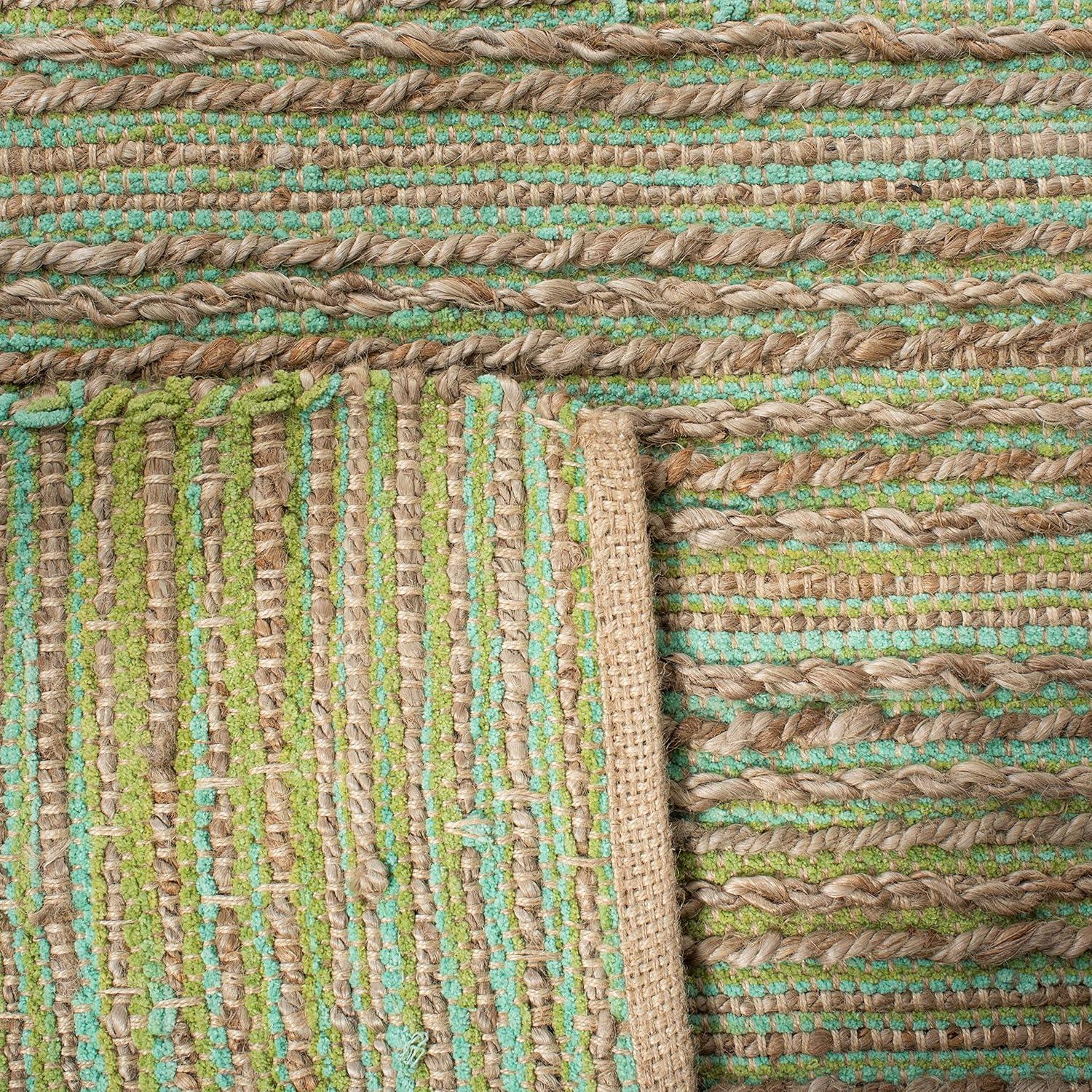 Cape Cod CAP851 Woven Indoor Area Rug - Green - 2'x3' - Safavieh