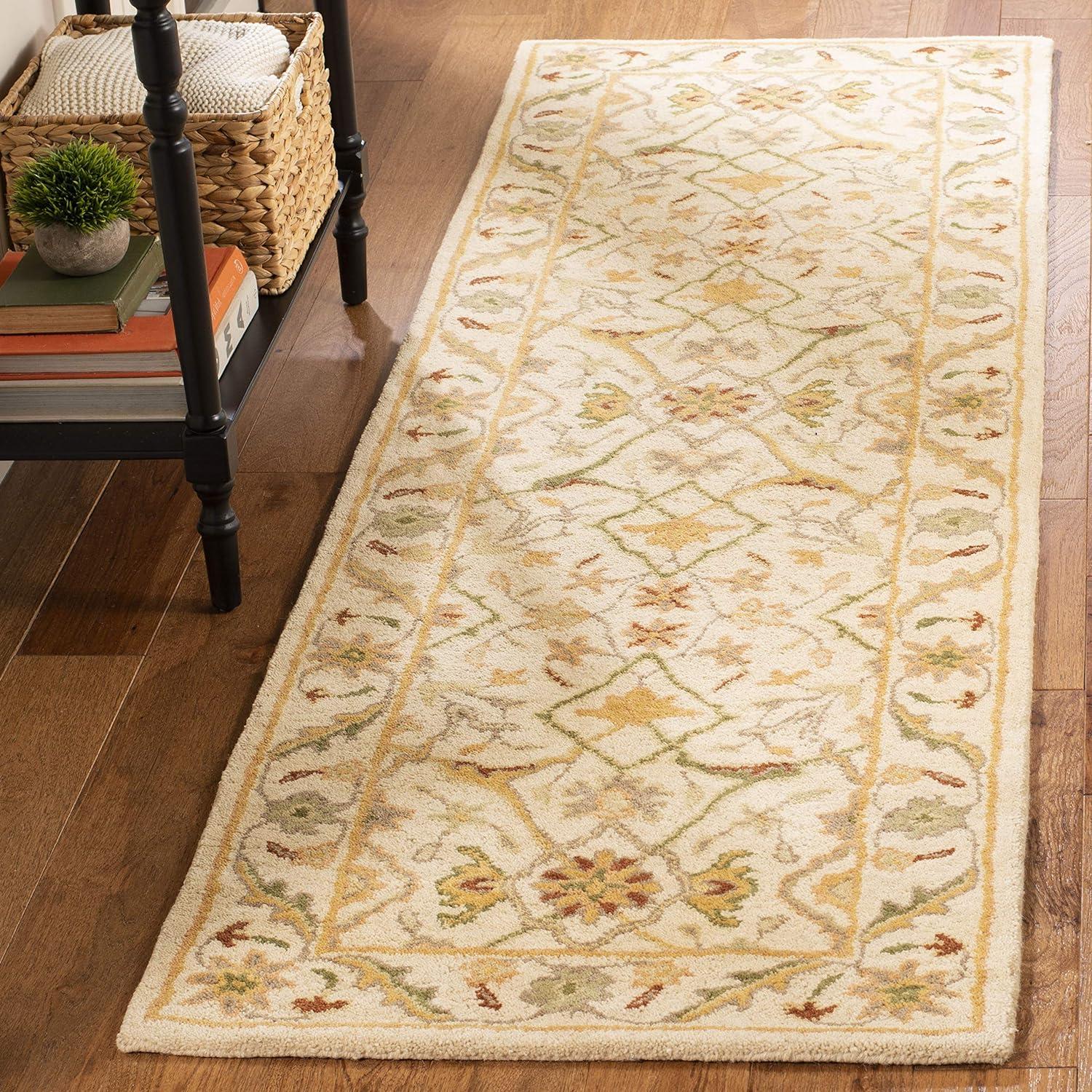 Antiquity AT14 Hand Tufted Indoor Area Rug - Ivory - 6'x9' - Safavieh