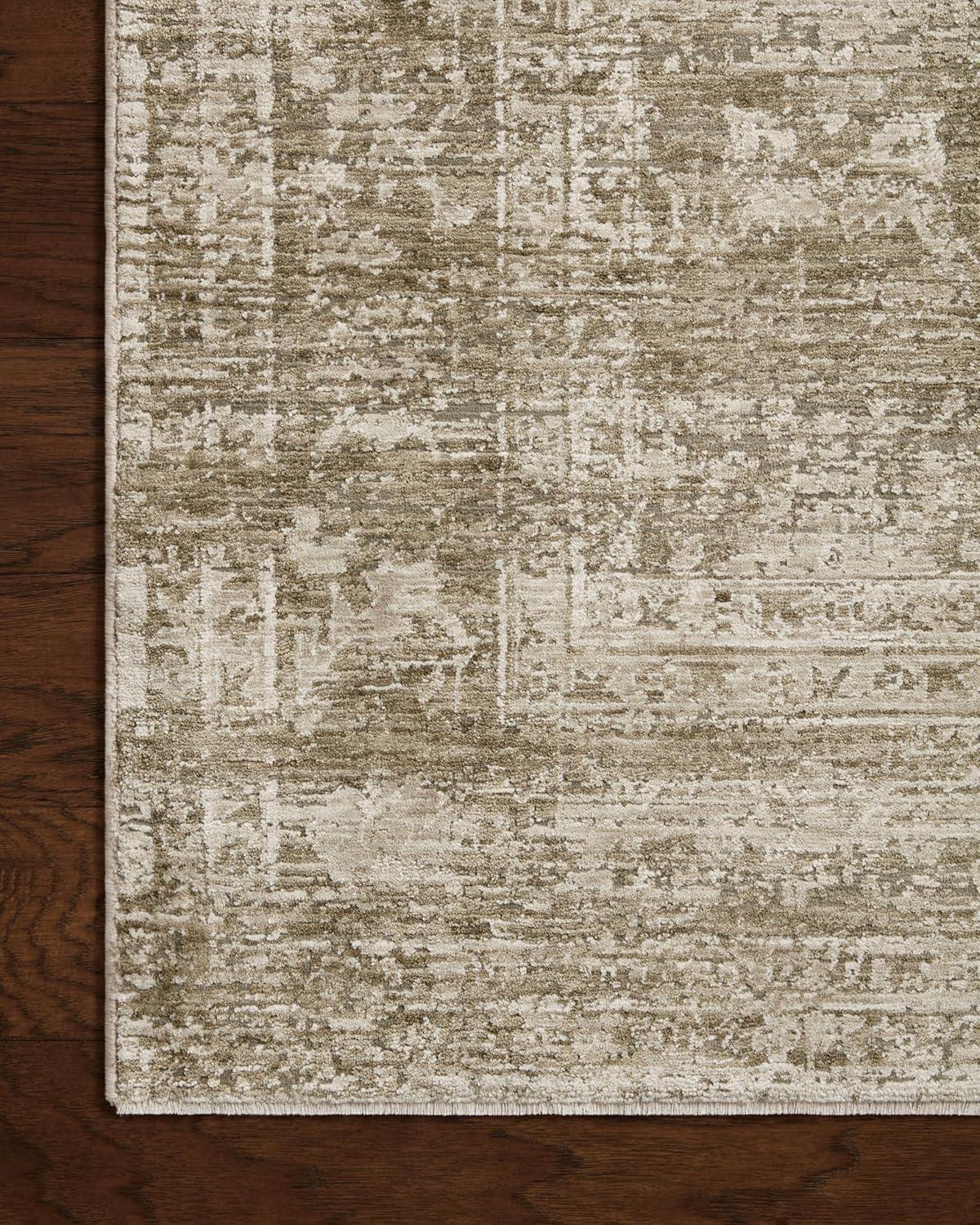 Honora Rug by Amber Lewis x Loloi - Khaki and Beige / 2' x 3'4"