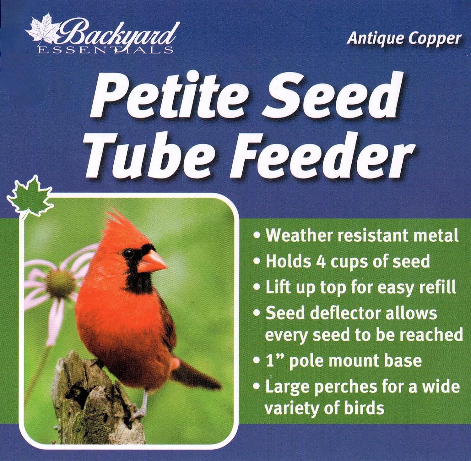 Clear Acrylic Surface Mount Bird Seed Tray with Drainage Holes
