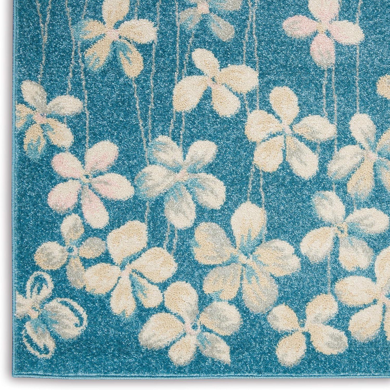 Nourison Tranquil Bohemian Botanical Bloom Area Rug