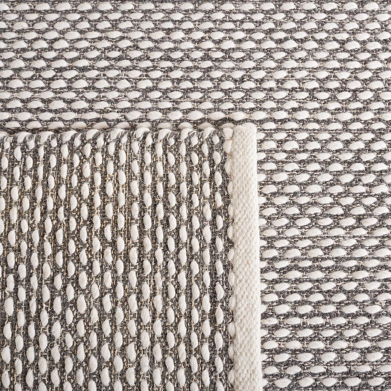 Vermont VRM650 Flat Weave Indoor Area Rug - Grey - 8'x10' - Safavieh