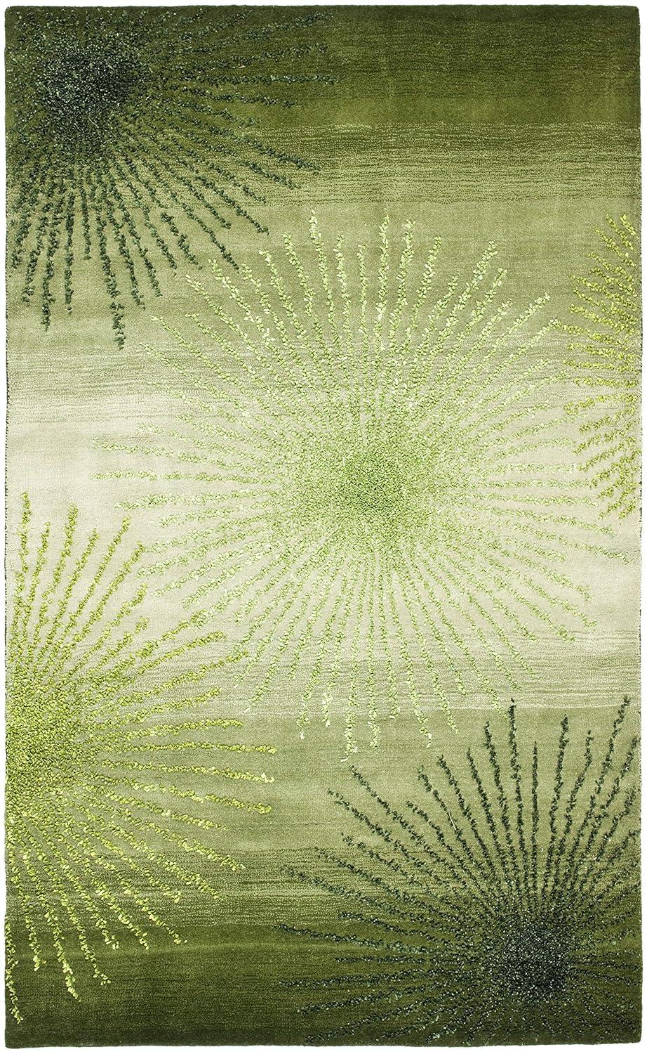 Soho SOH712 Hand Tufted Area Rug - Green/Multi - 3'6"x5'6" - Safavieh.