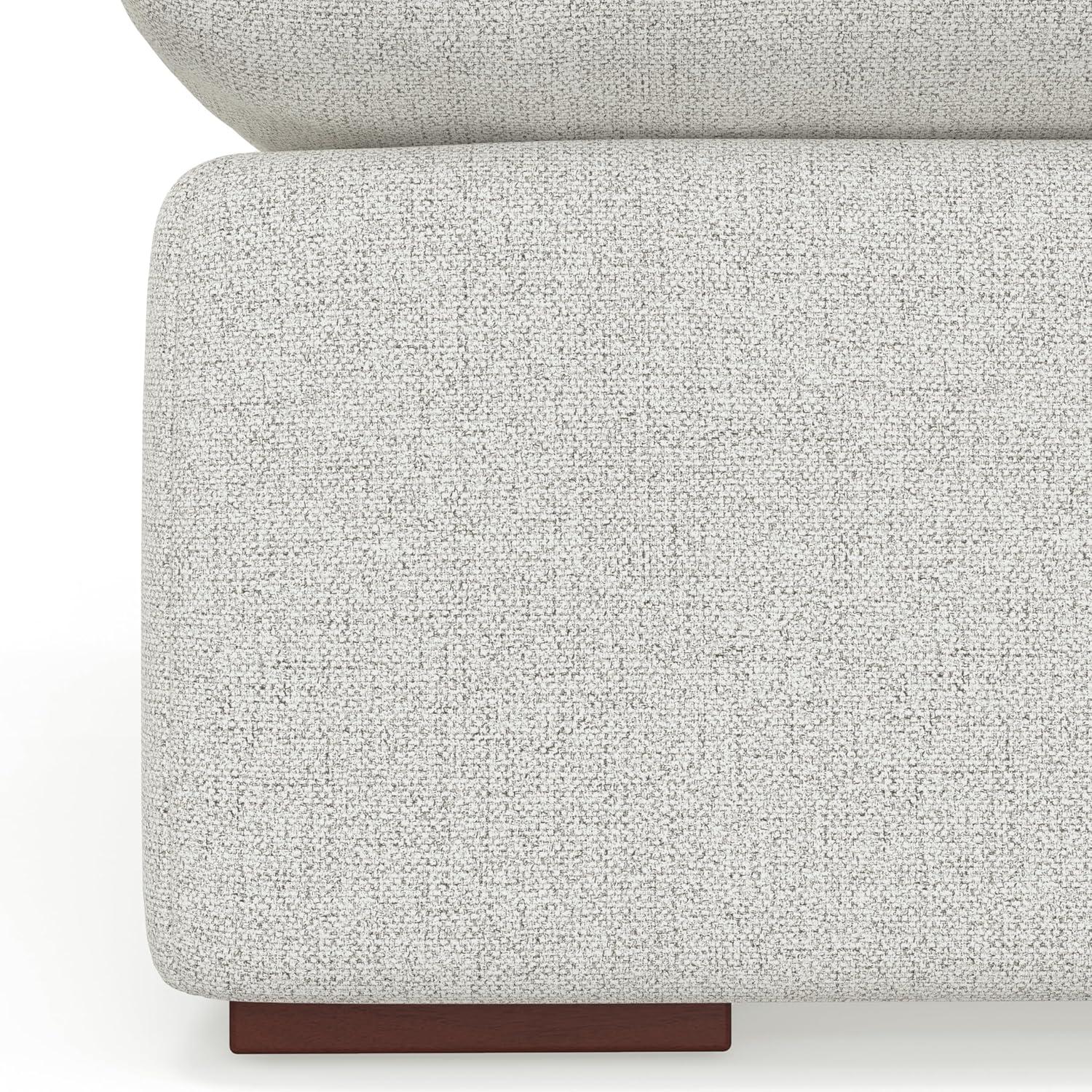 AllModern Maud Modular Sofa and Ottoman Set 125-inch-wide L-Shaped Sofa and Matching 36-inch-wide Table Ottoman for Living Room