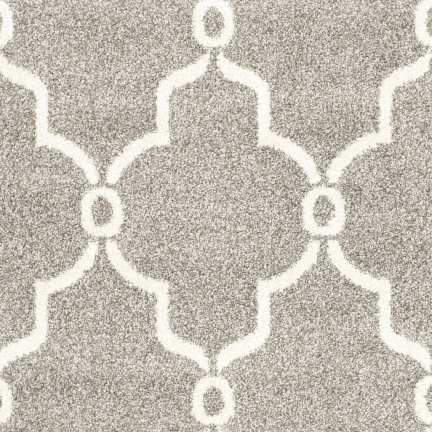 Amherst AMT414 Power Loomed Indoor Area Rug - Dark Grey/Beige - 8'x10' - Safavieh