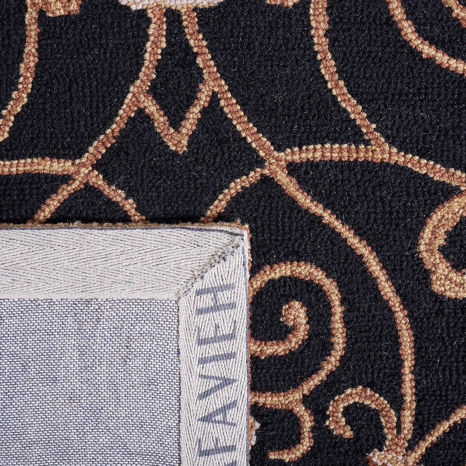 Chelsea HK11 Handmade Area Rug - 3'9"x5'9" - Ivory/Dark Brown - Safavieh
