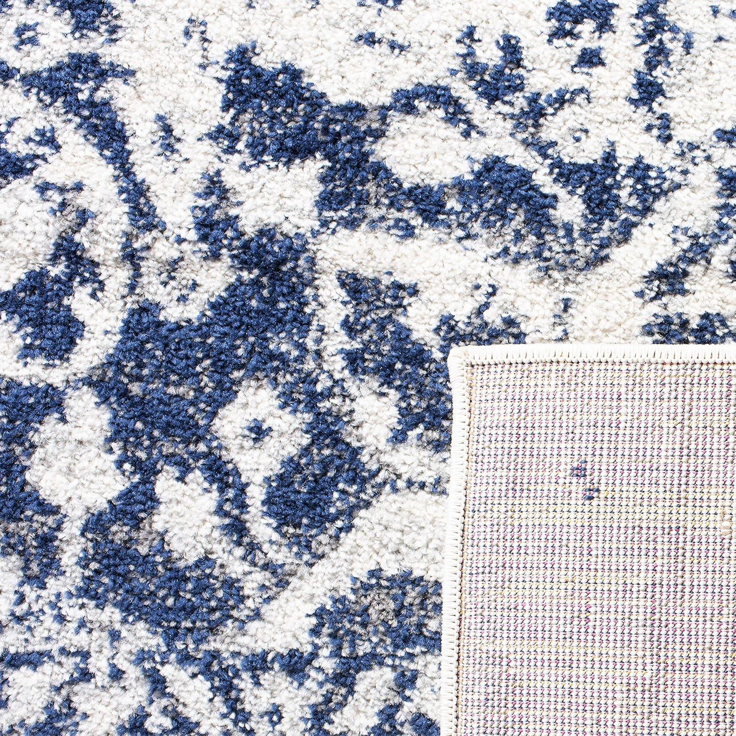 Madison MAD603 Power Loomed Indoor Area Rug - Grey/Ivory - 6'7"x6'7" - Safavieh