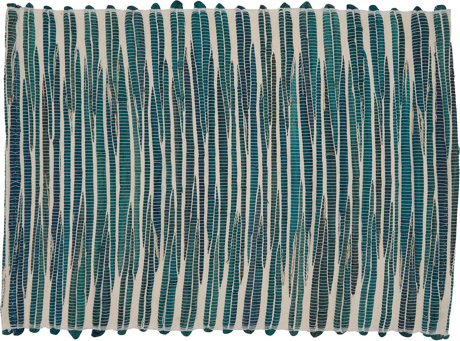 Turquoise Water Hyacinth Rectangular Placemats Set of 4