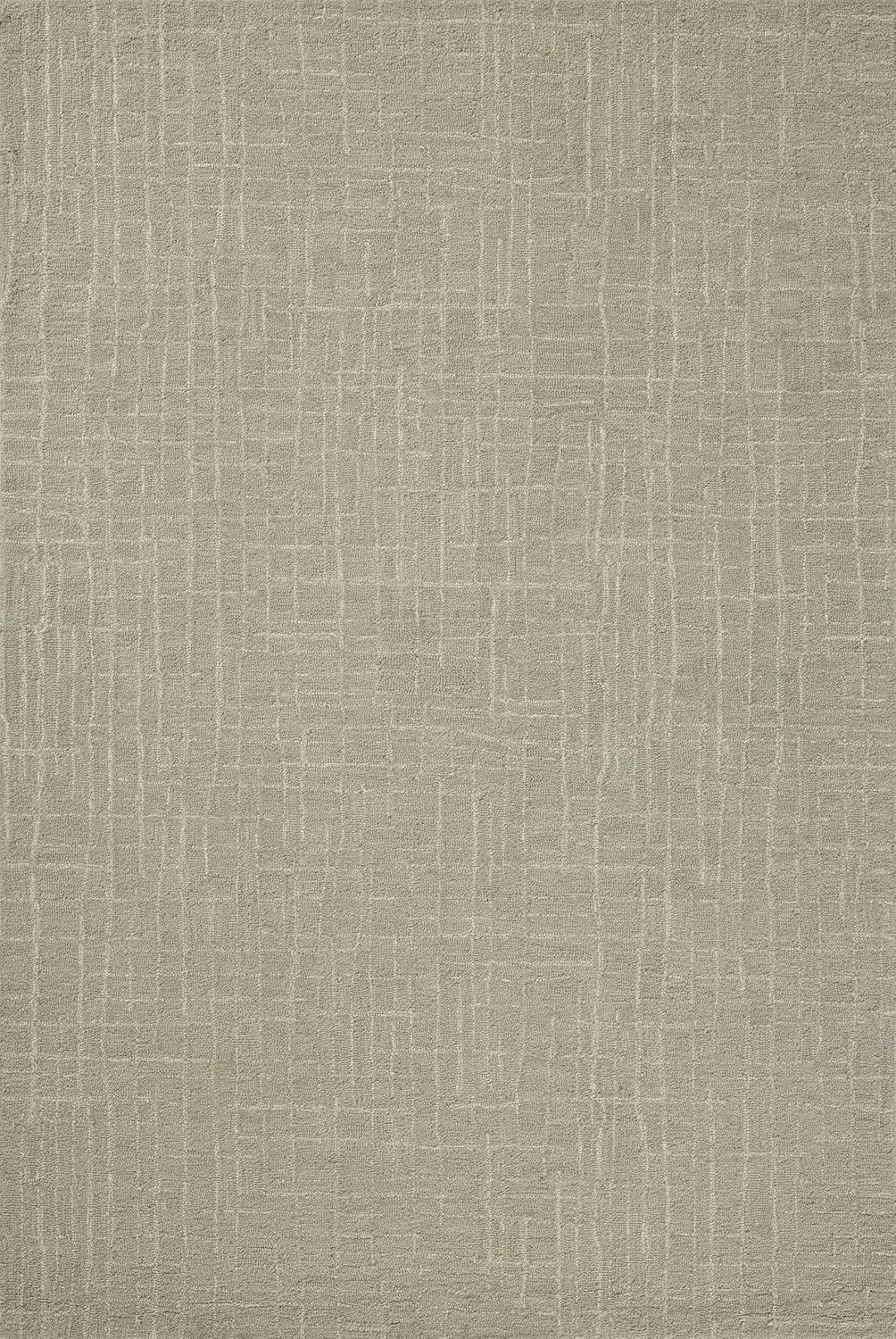 Ivory Hand-Tufted Wool Rectangular Accent Rug 3'-6" x 5'-6"