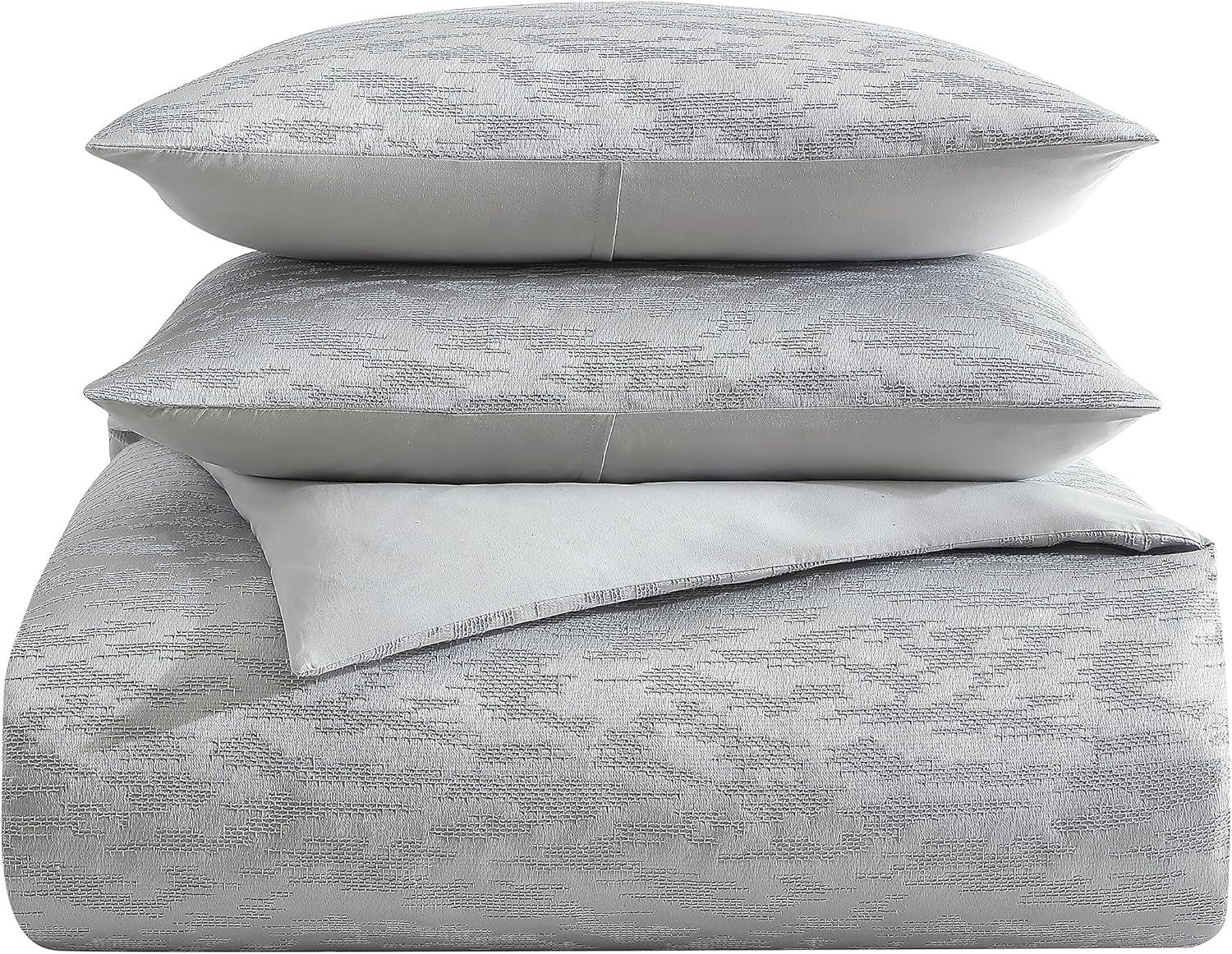 Vera Wang Illusion Grey Comforter Set