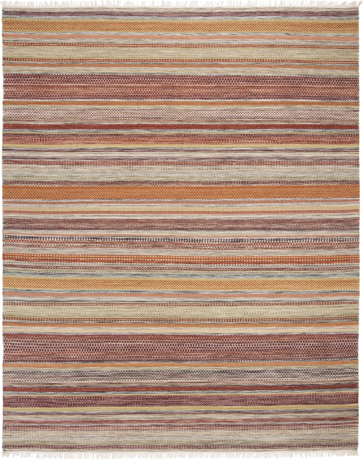 Striped Kilim STK311 Hand Woven Area Rug  - Safavieh