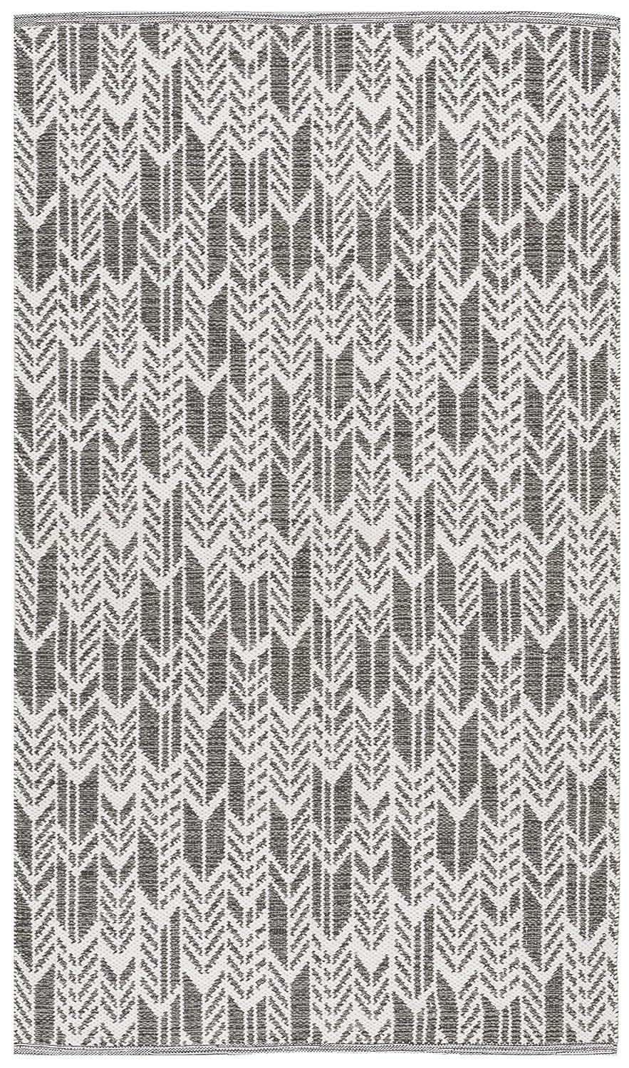 Montauk MTK609 Hand Woven Indoor Accent Rug - Charcoal/Ivory - 3'x5' - Safavieh