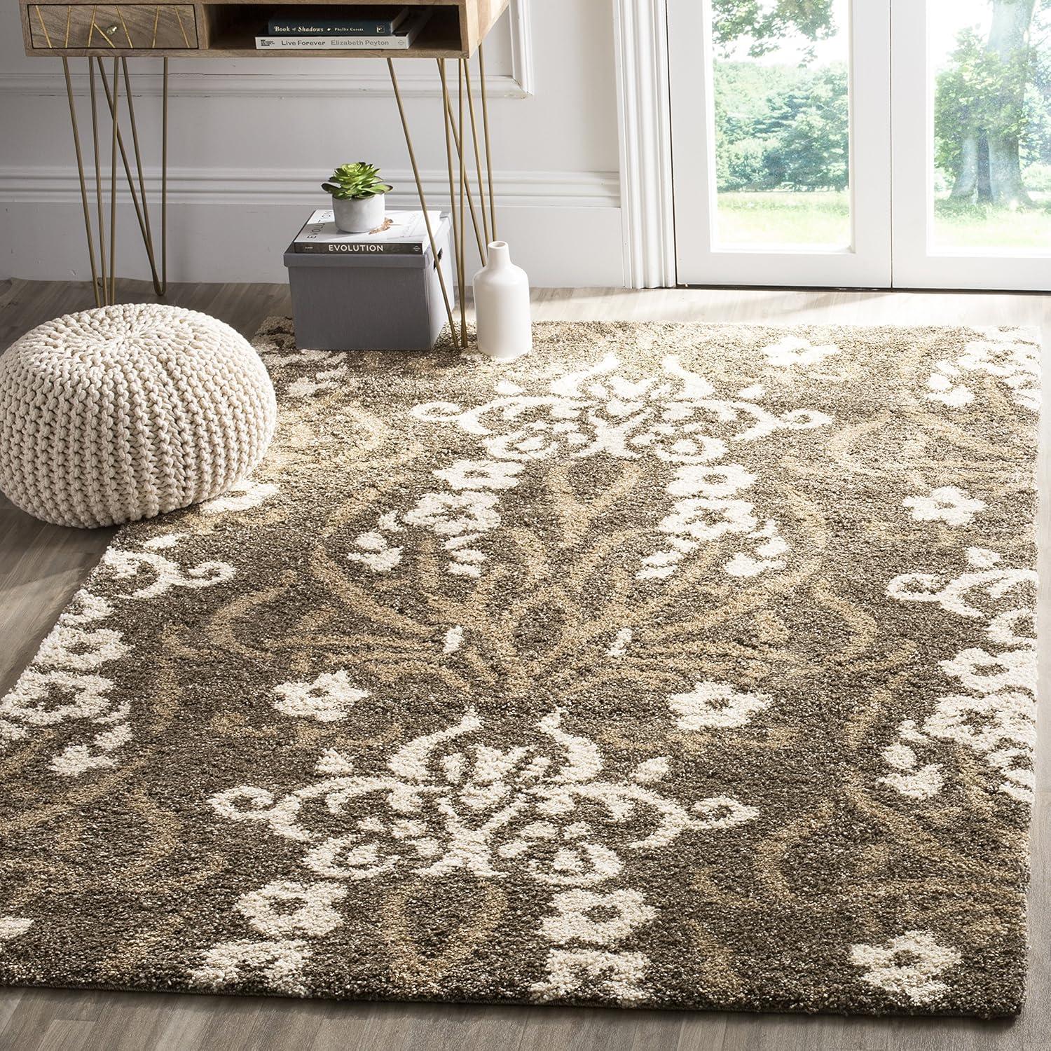 Florida Shag SG457 Power Loomed Rugs - Safavieh