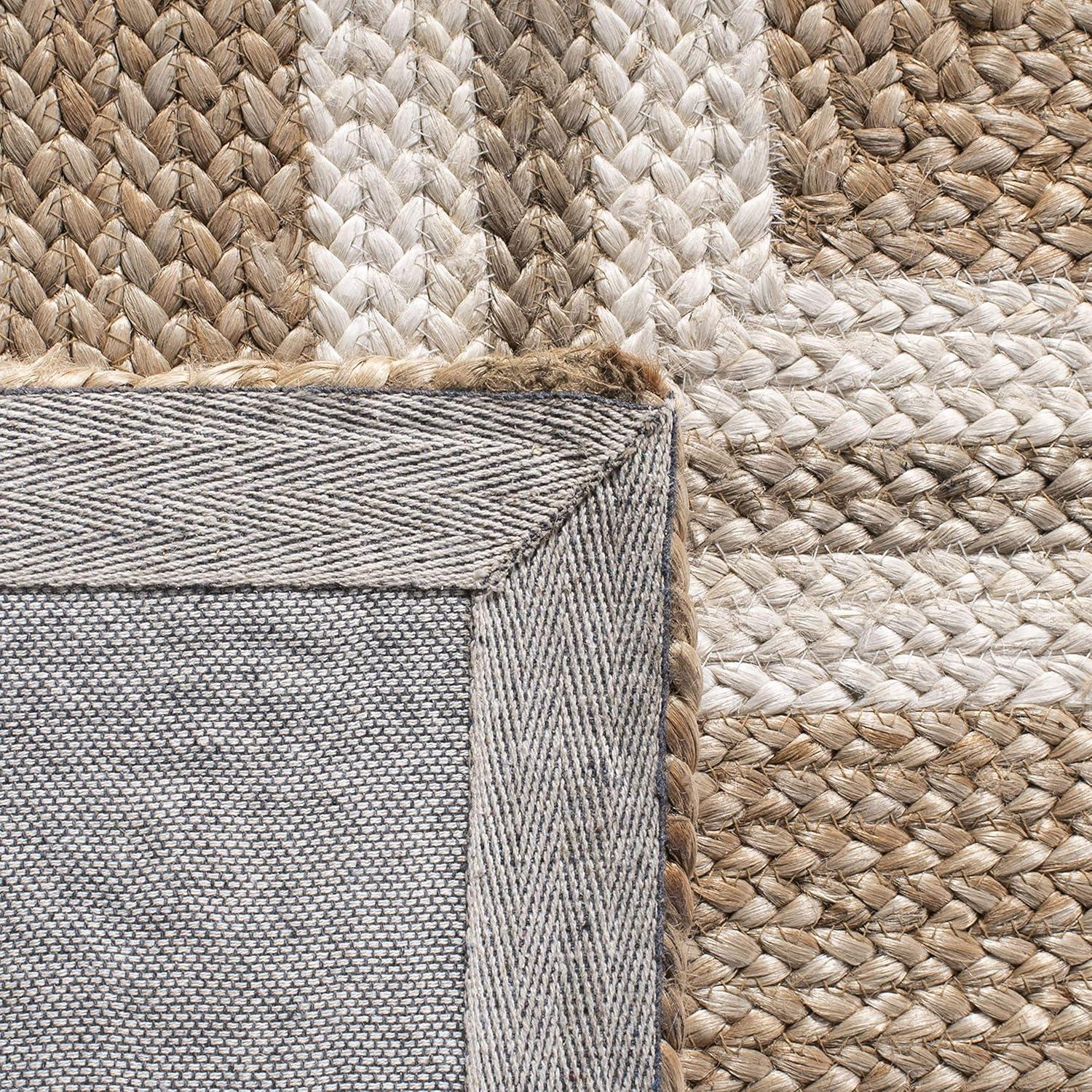 Natural Fiber NF890 Power Loomed Area Rug - Natural/Ivory - 6'x9' - Safavieh.