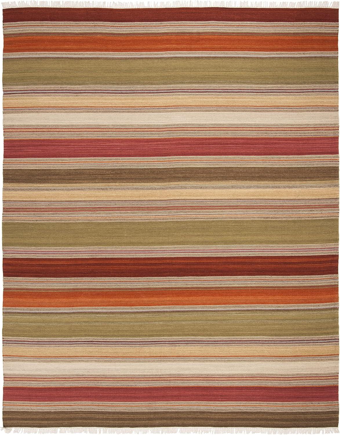 Striped Kilim STK317 Hand Woven Area Rug  - Safavieh